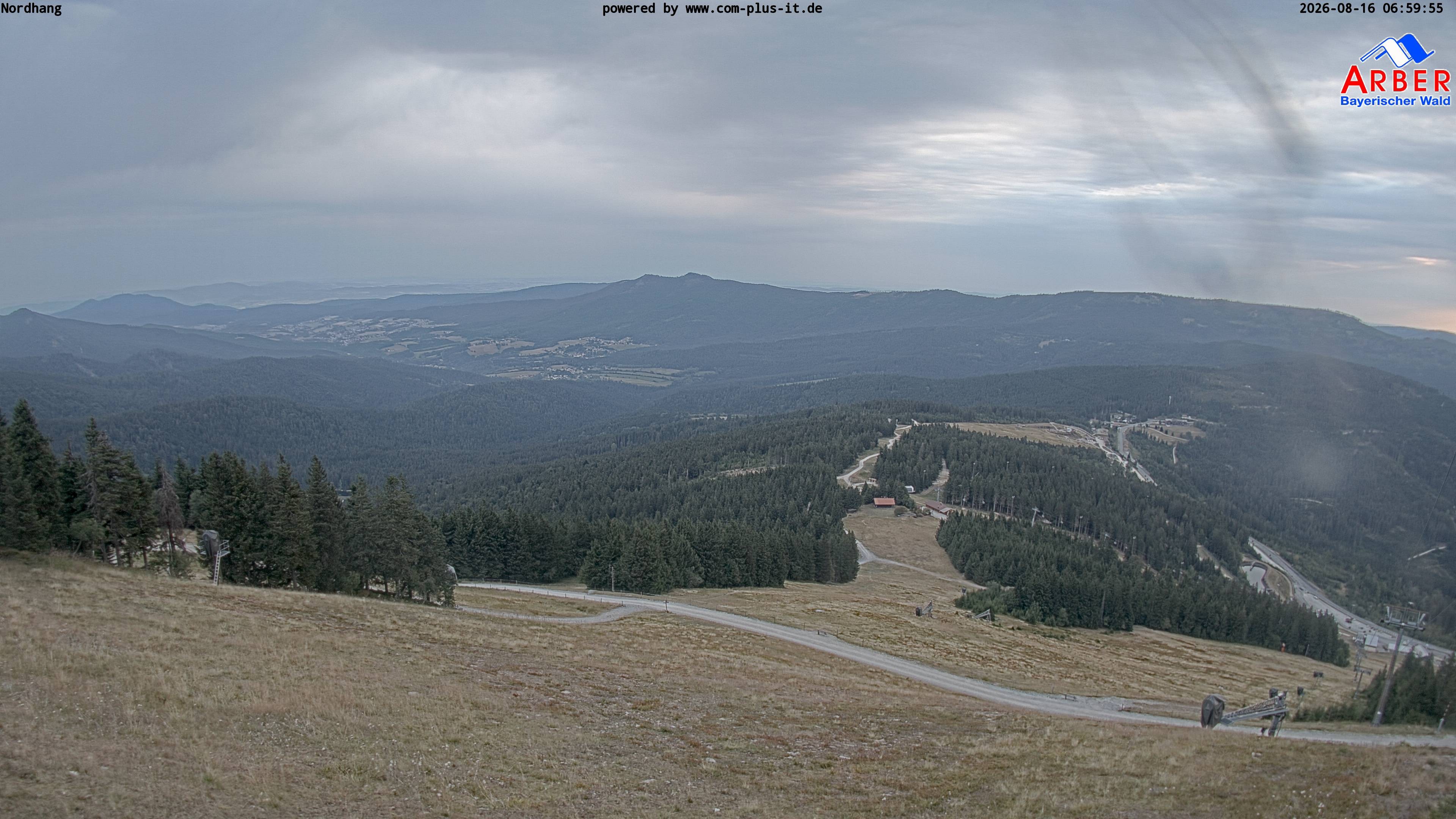 Archiv Foto Webcam Großer Arber Blick nach Nordwesten