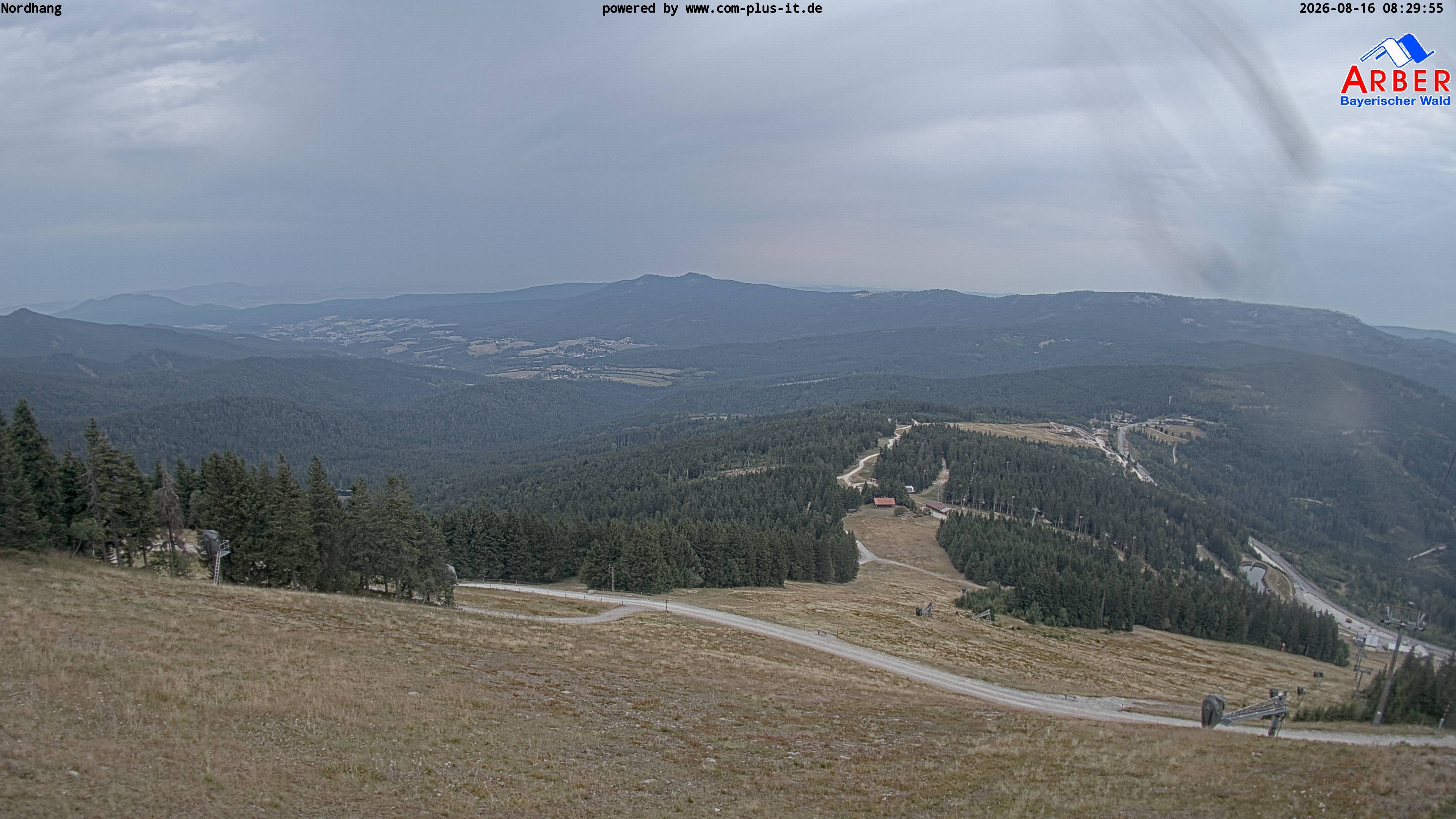 Archiv Foto Webcam Großer Arber Blick nach Nordwesten