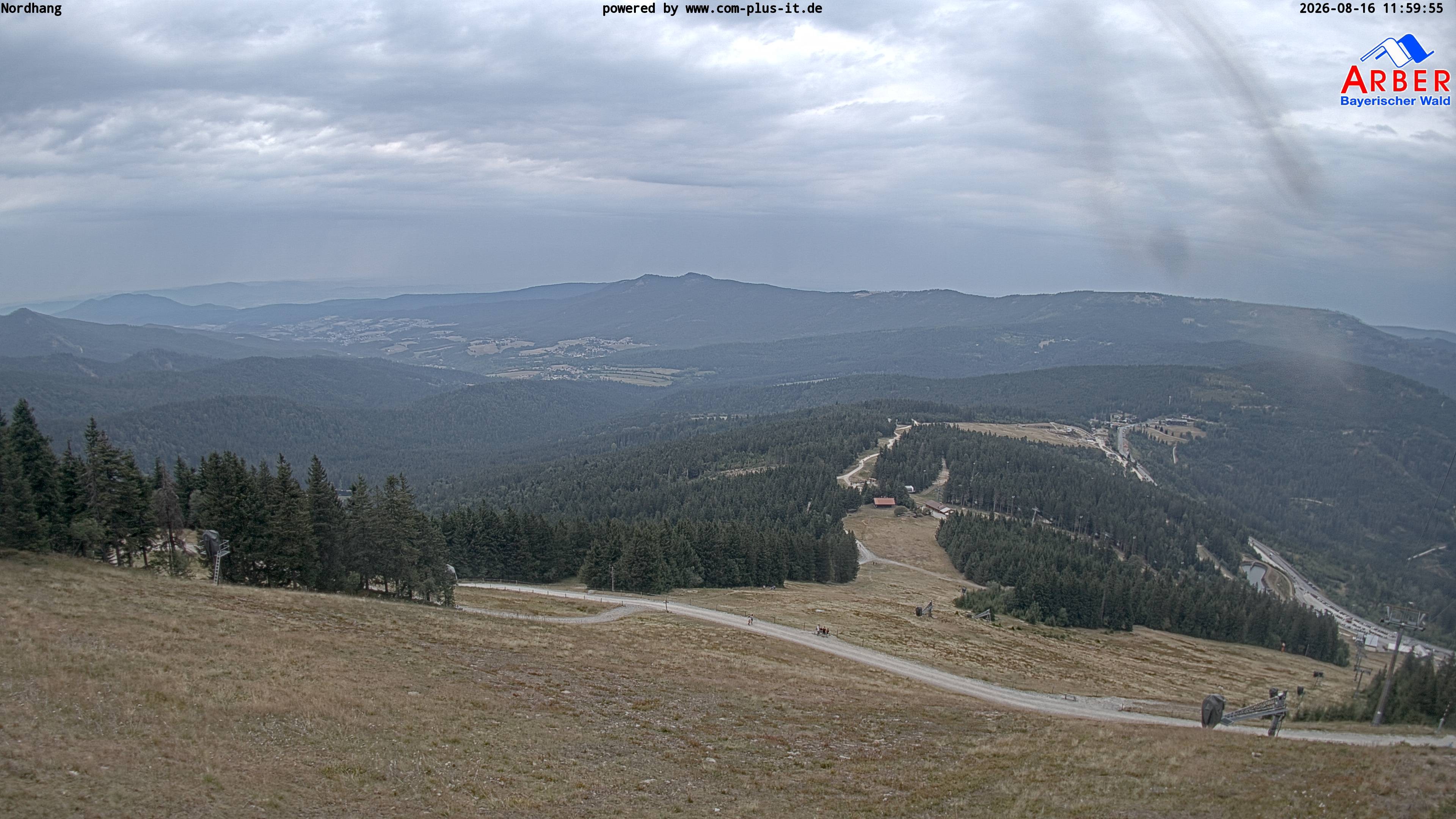 Archiv Foto Webcam Großer Arber Blick nach Nordwesten