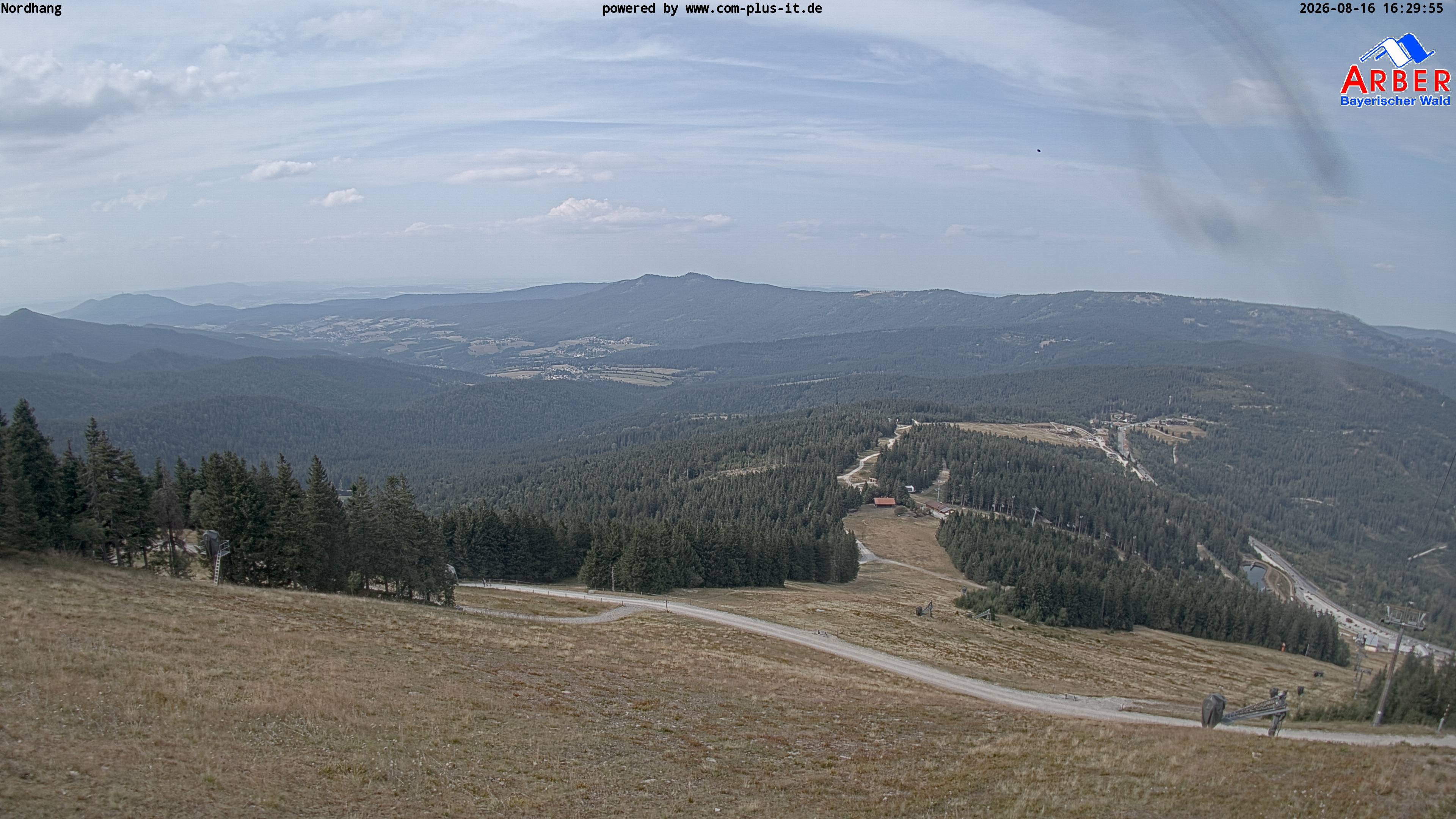 Archiv Foto Webcam Großer Arber Blick nach Nordwesten