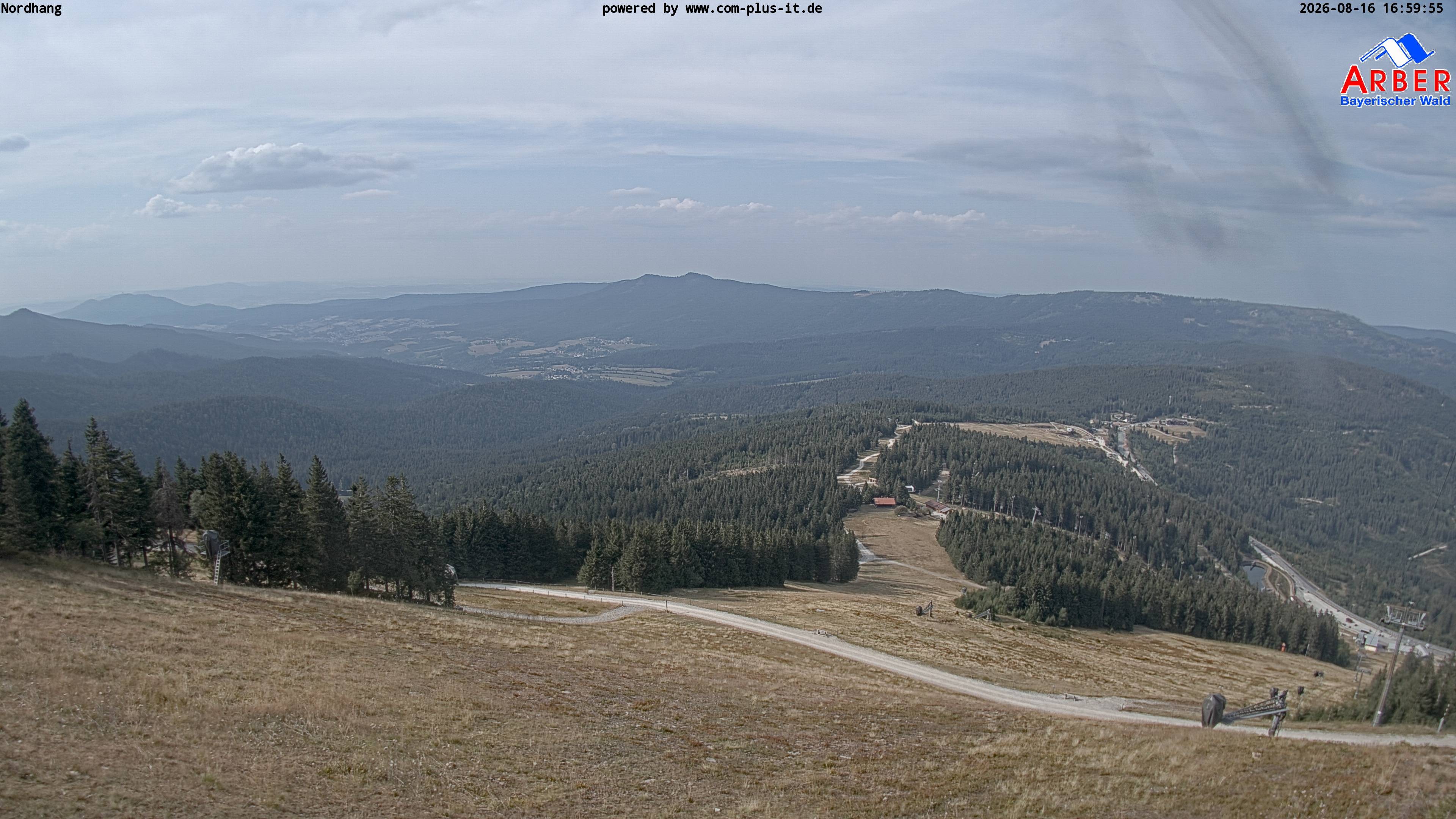 Archiv Foto Webcam Großer Arber Blick nach Nordwesten