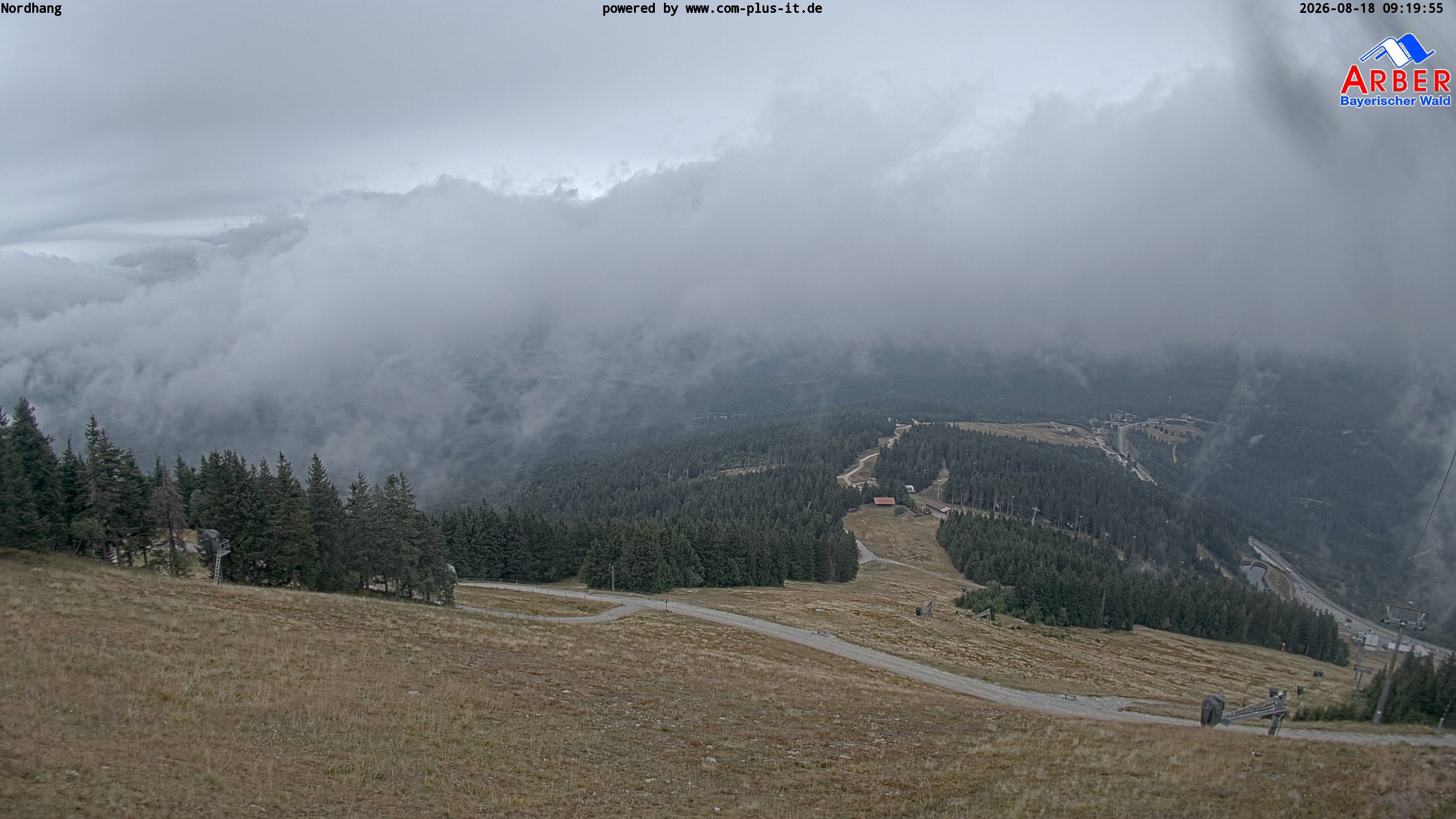 Archiv Foto Webcam Großer Arber Blick nach Nordwesten