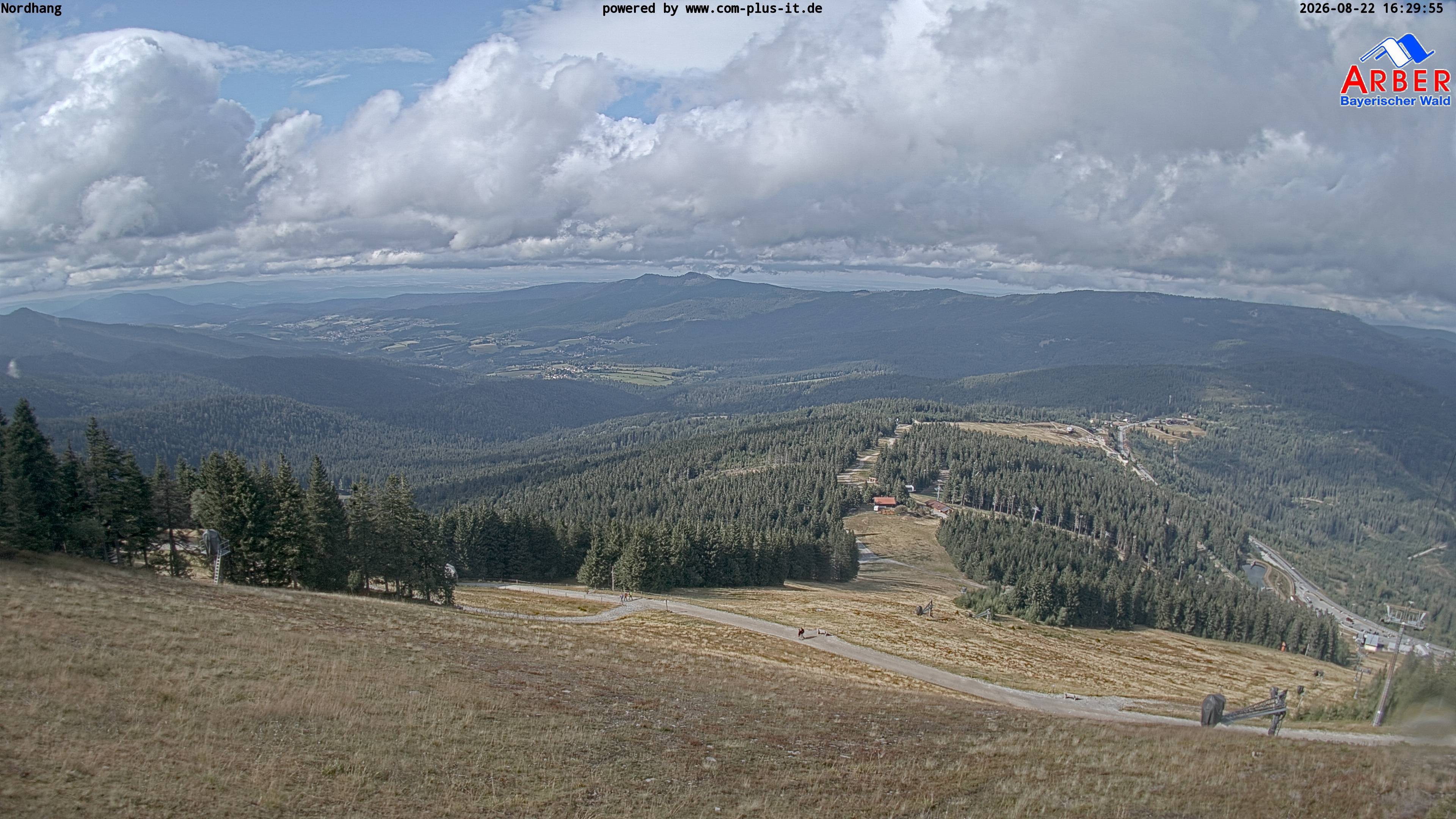 Archiv Foto Webcam Großer Arber Blick nach Nordwesten