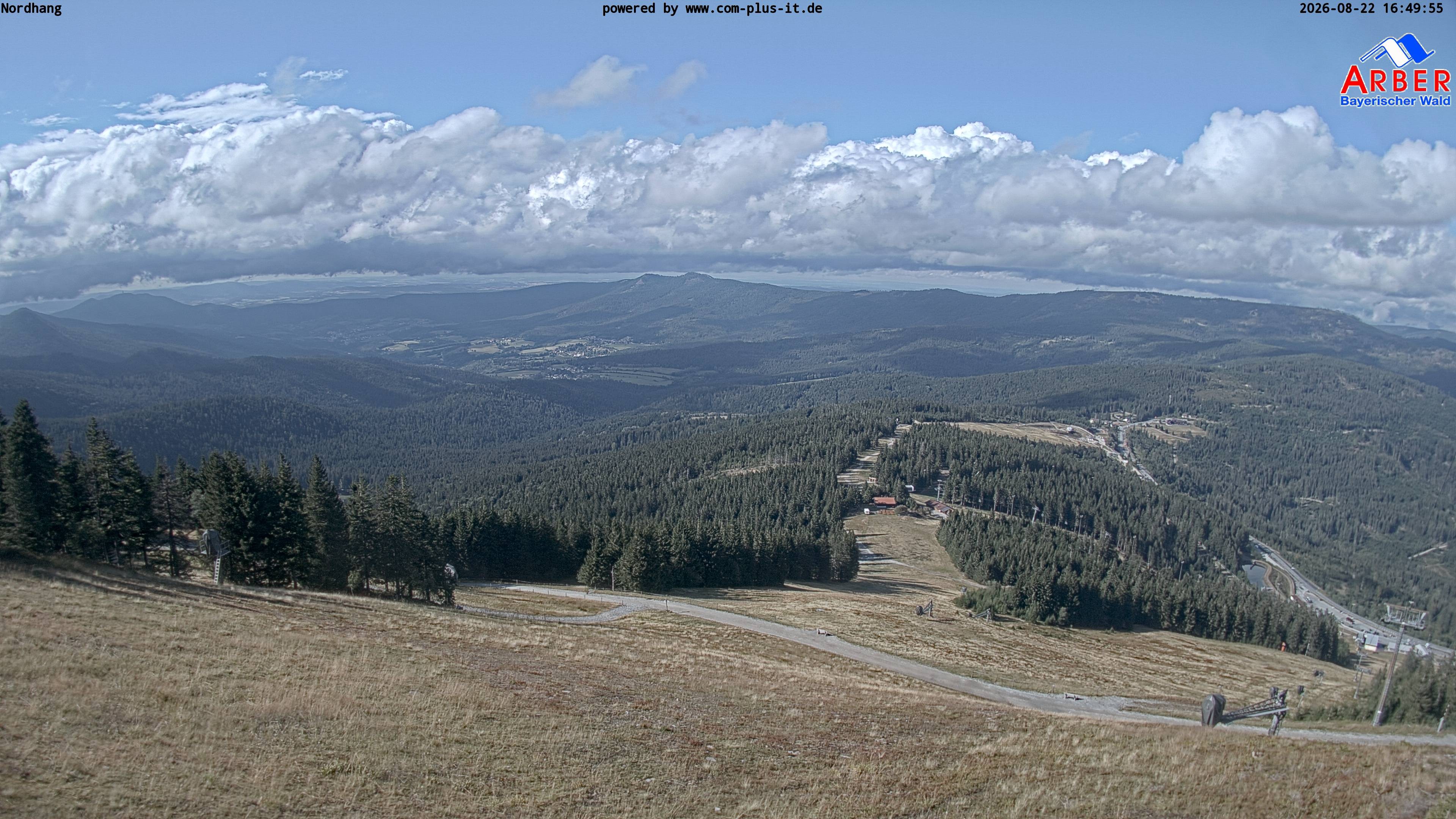 Archiv Foto Webcam Großer Arber Blick nach Nordwesten