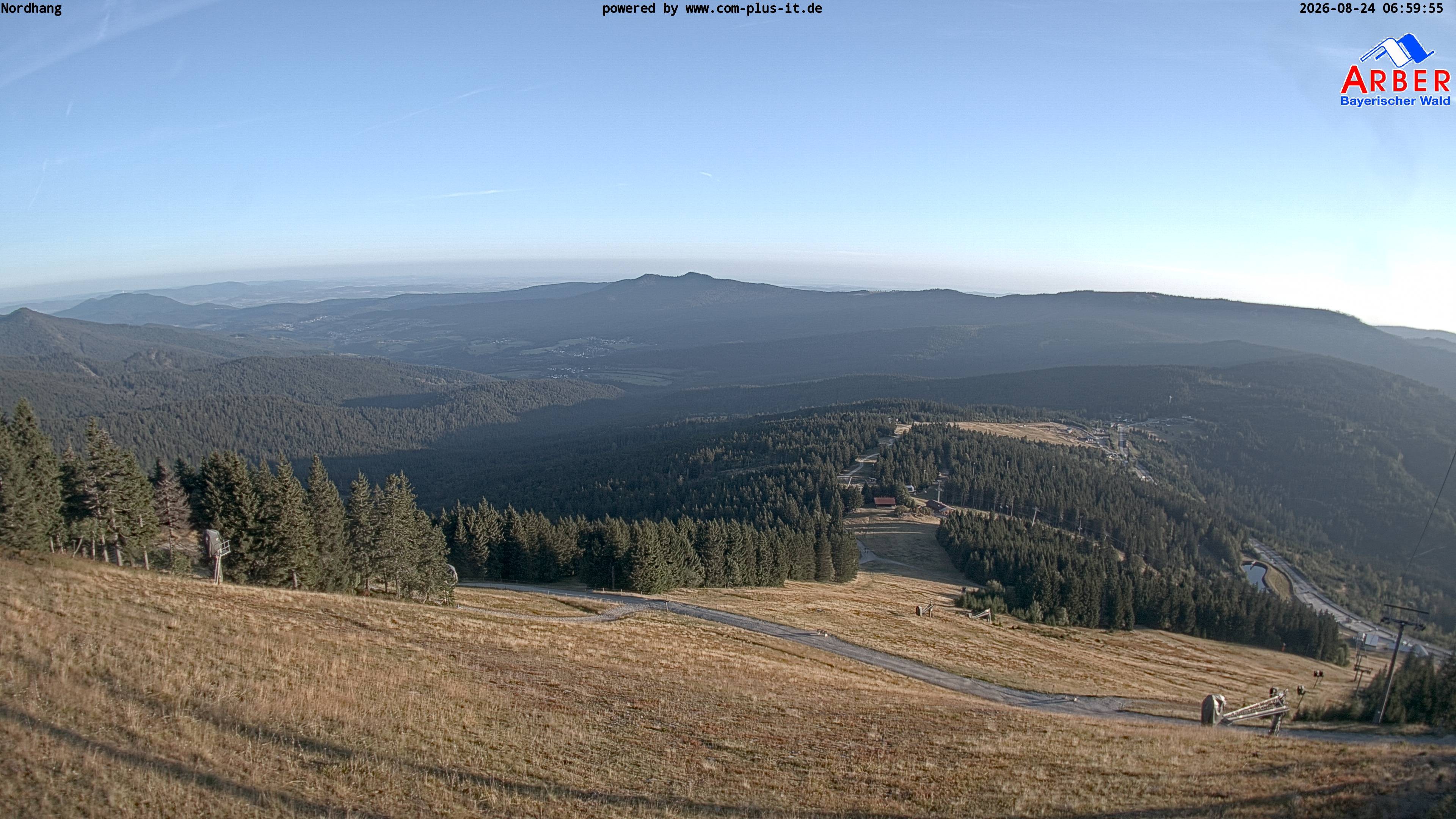 Archiv Foto Webcam Großer Arber Blick nach Nordwesten