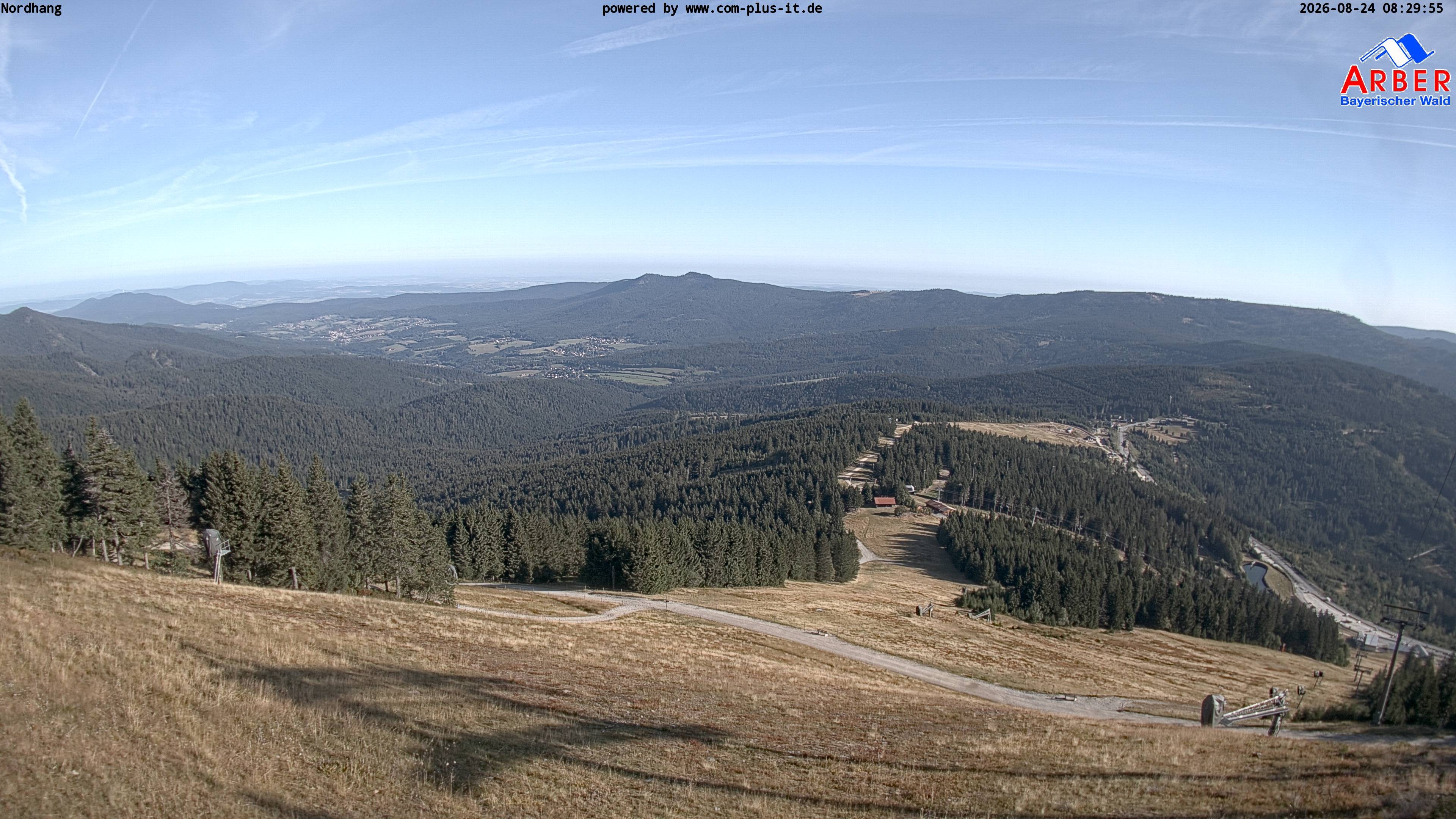 Archiv Foto Webcam Großer Arber Blick nach Nordwesten