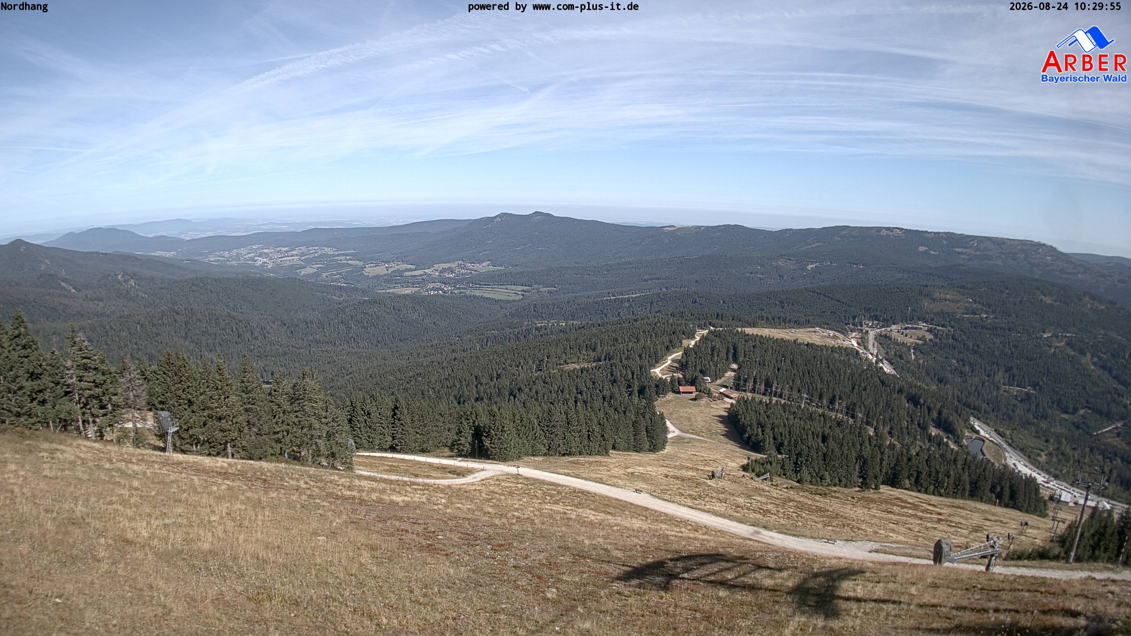 Archiv Foto Webcam Großer Arber Blick nach Nordwesten