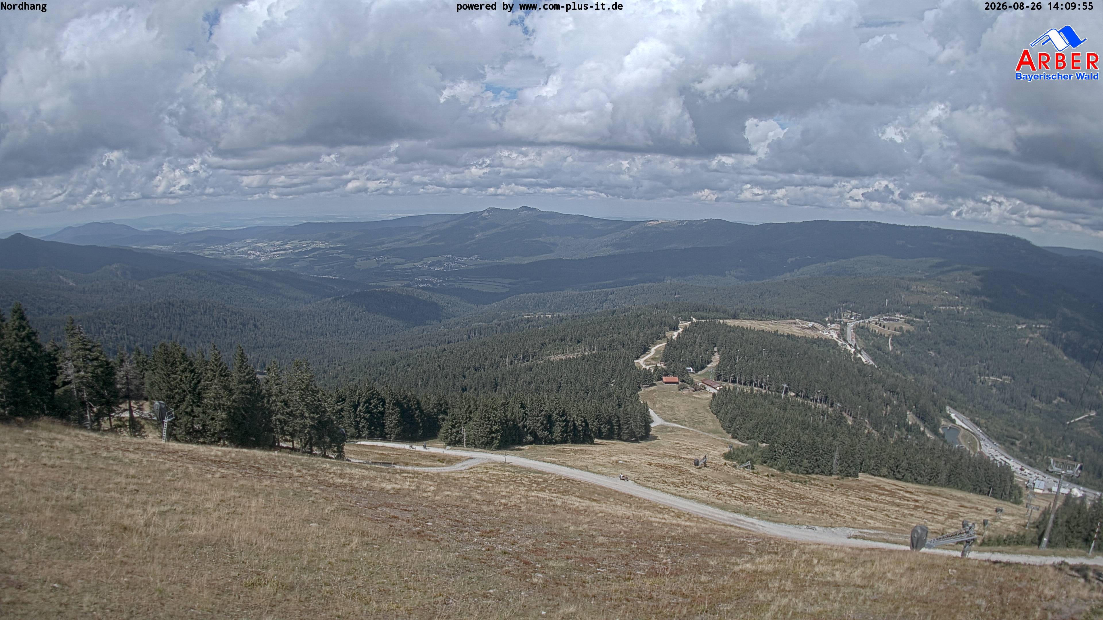 Archiv Foto Webcam Großer Arber Blick nach Nordwesten