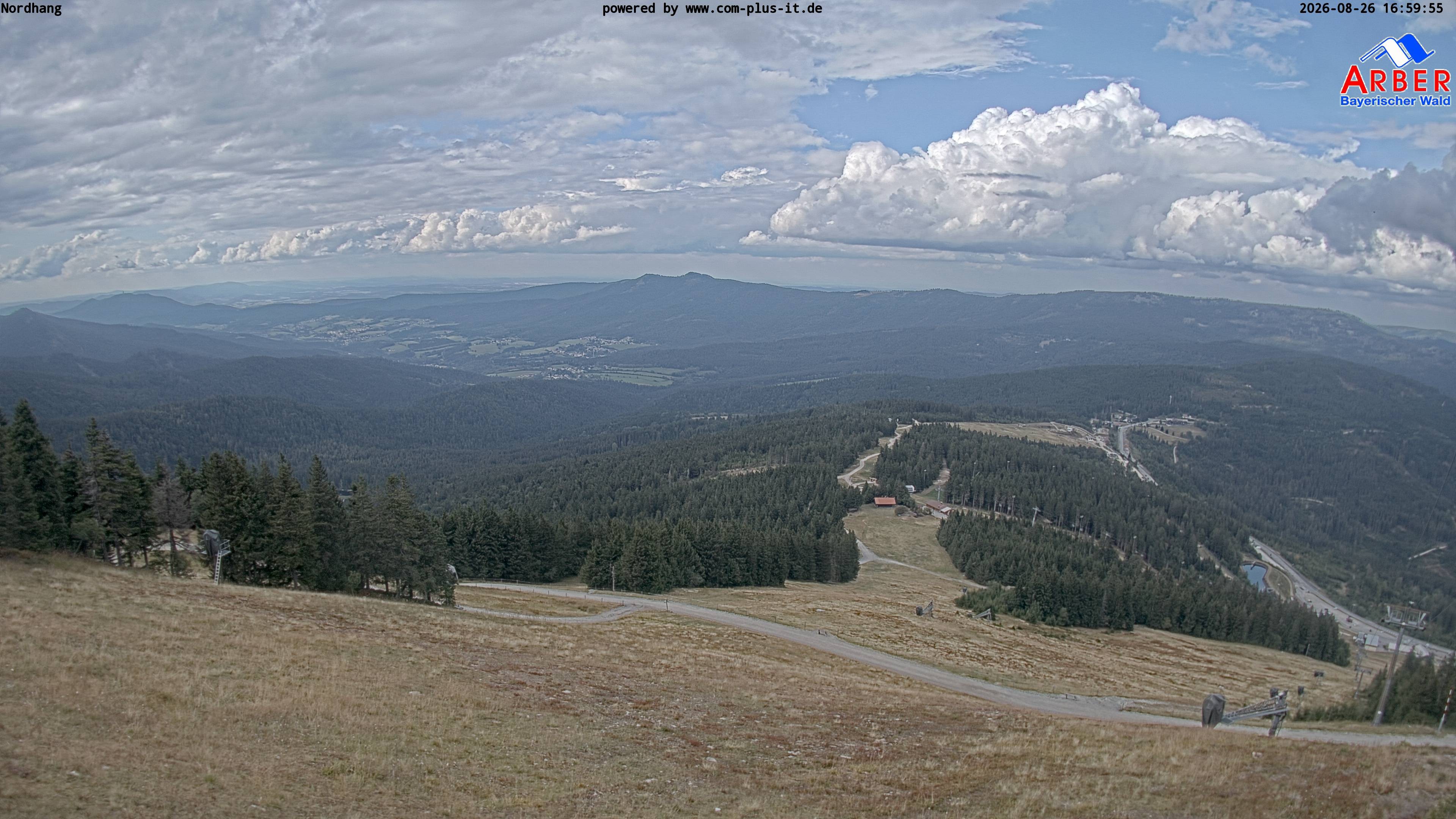 Archiv Foto Webcam Großer Arber Blick nach Nordwesten