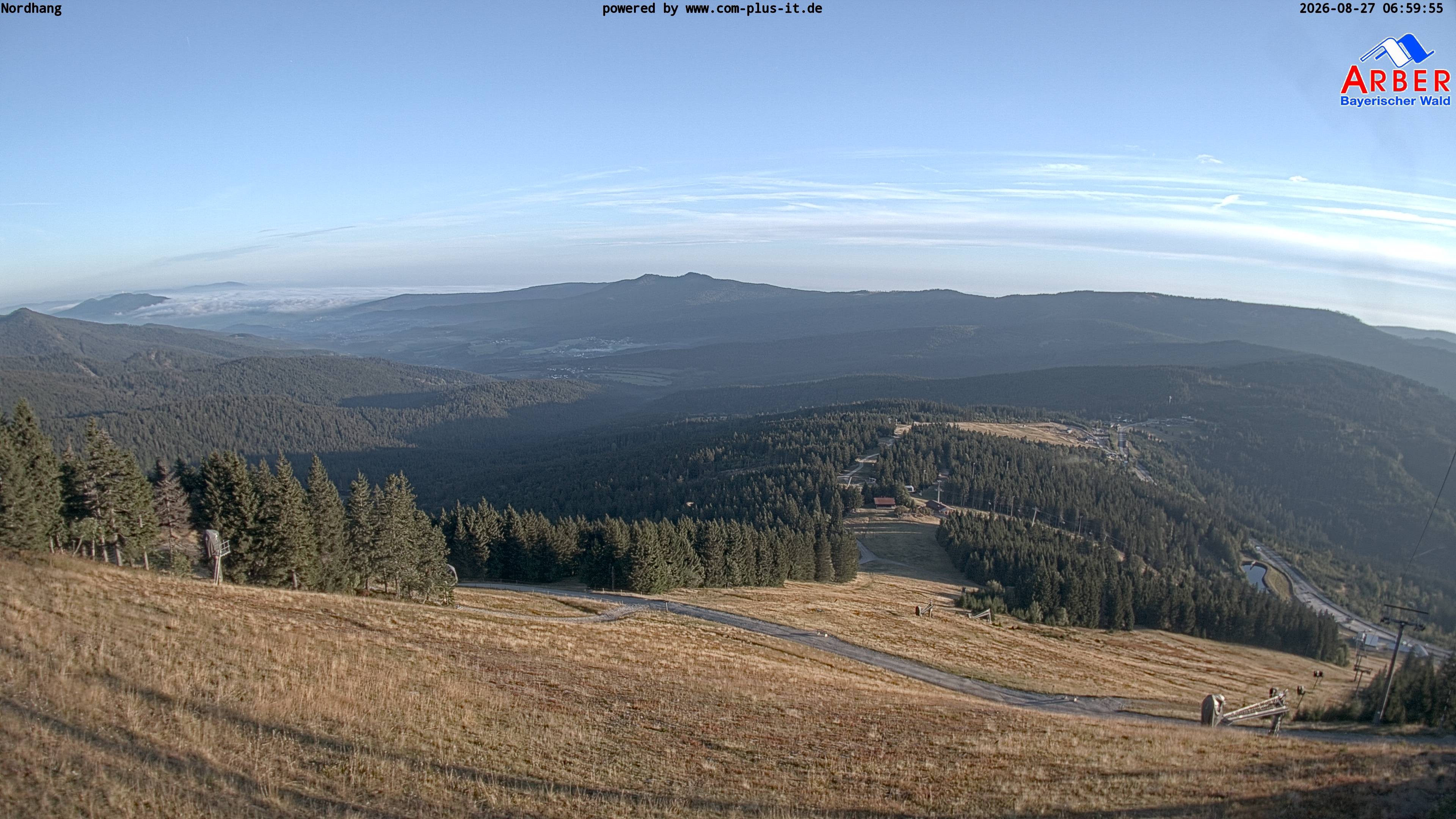 Archived image Webcam View from the Großer Arber