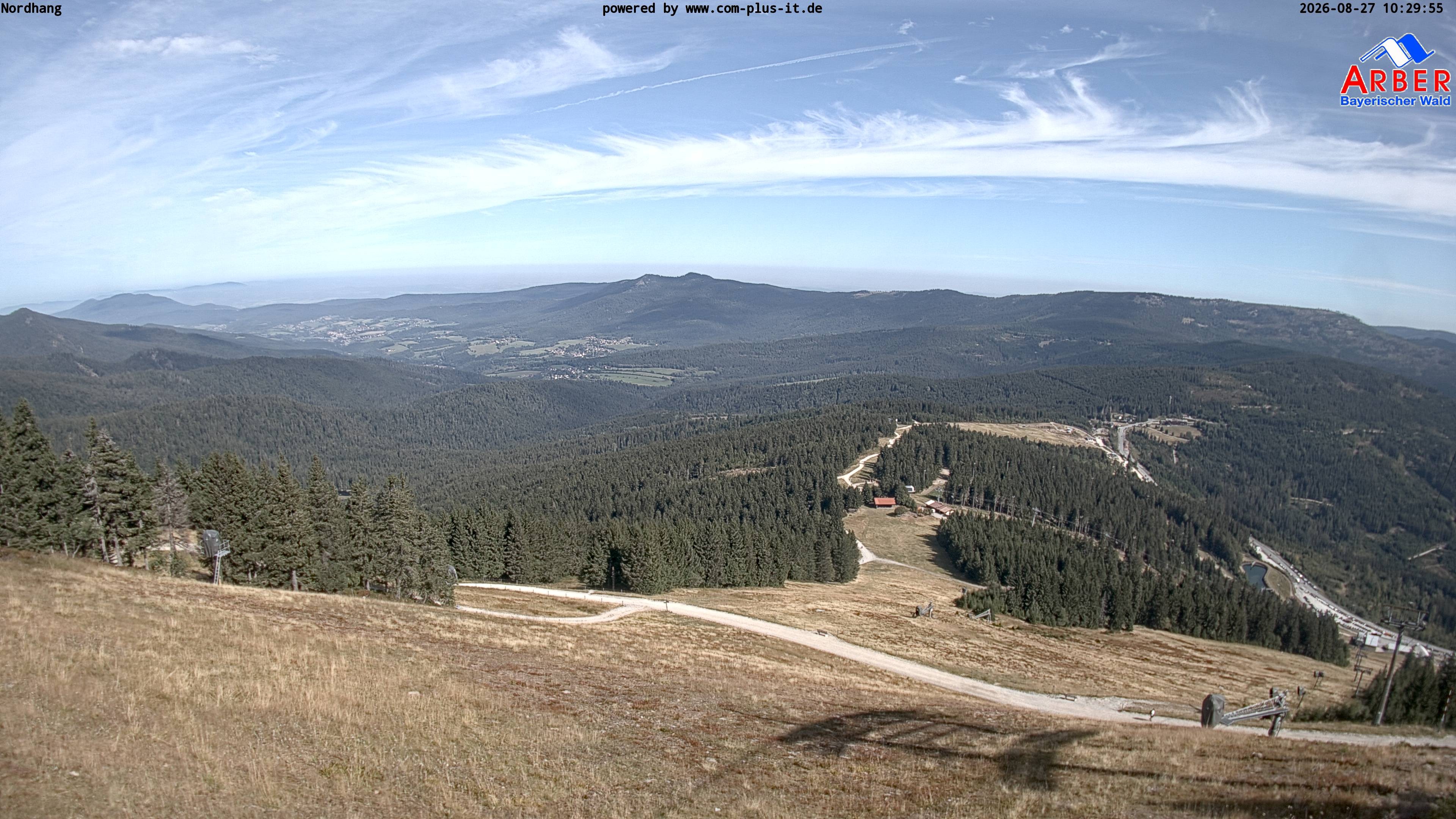 Archived image Webcam View from the Großer Arber