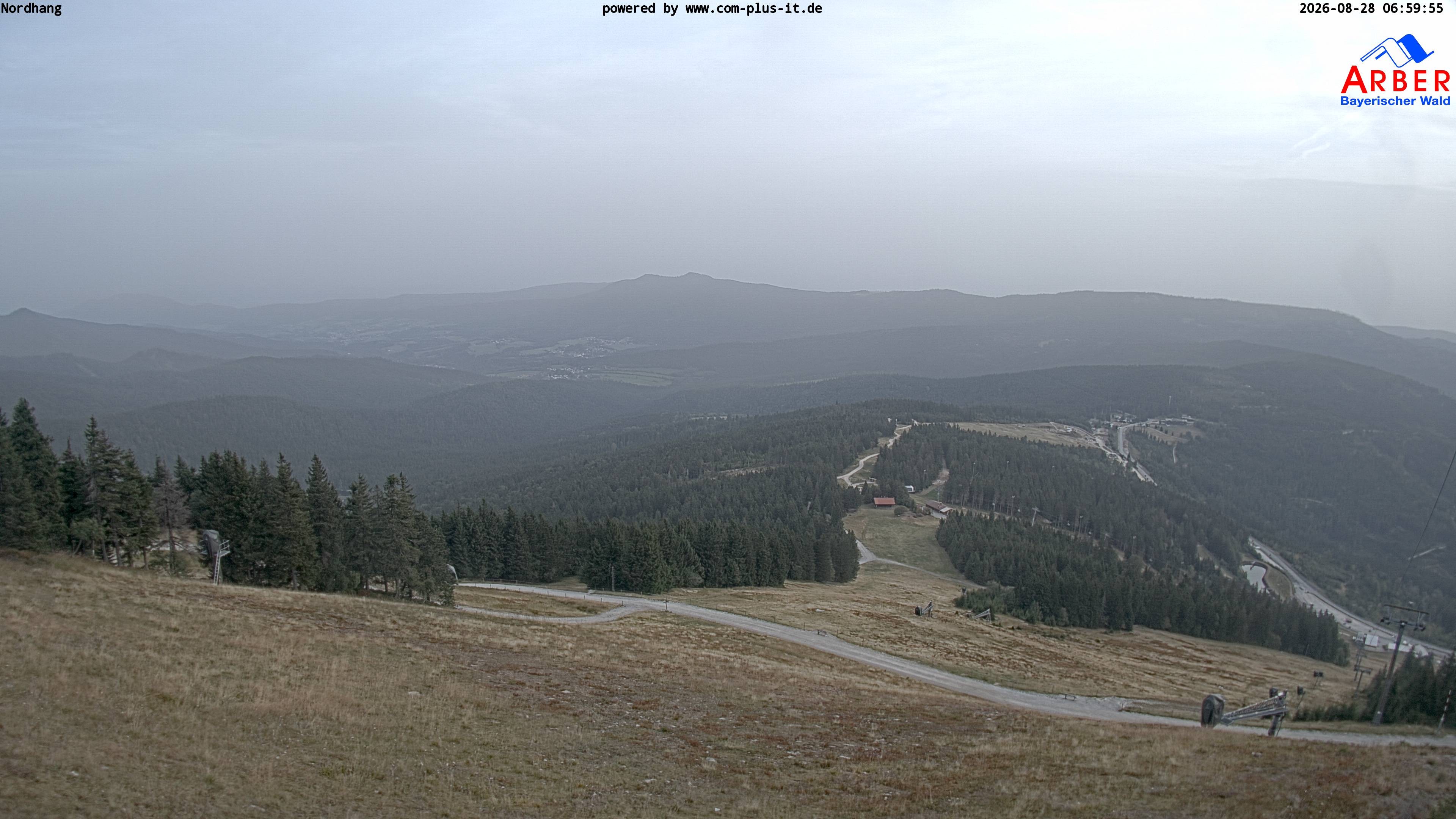Archiv Foto Webcam Großer Arber Blick nach Nordwesten