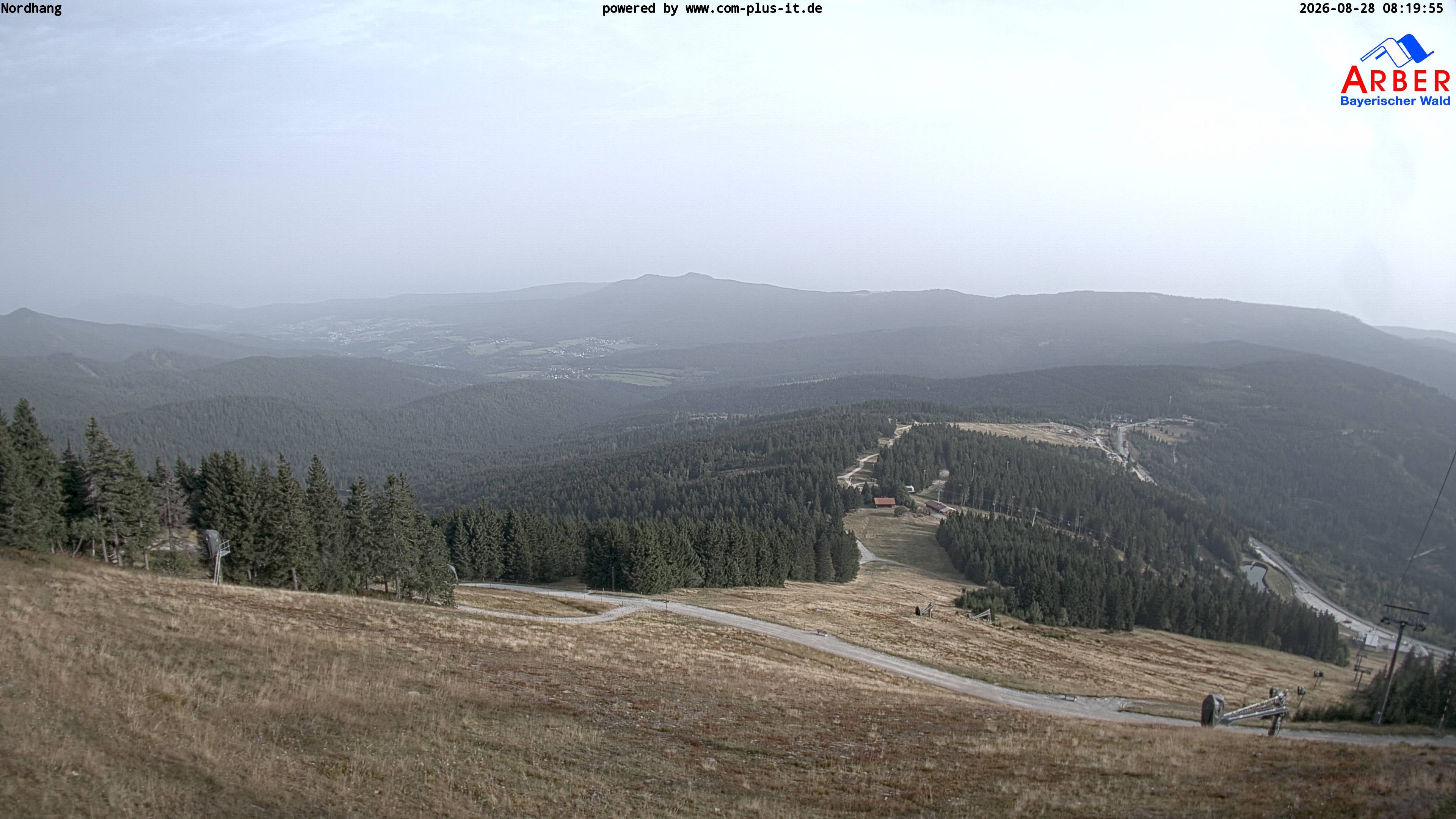 Archiv Foto Webcam Großer Arber Blick nach Nordwesten
