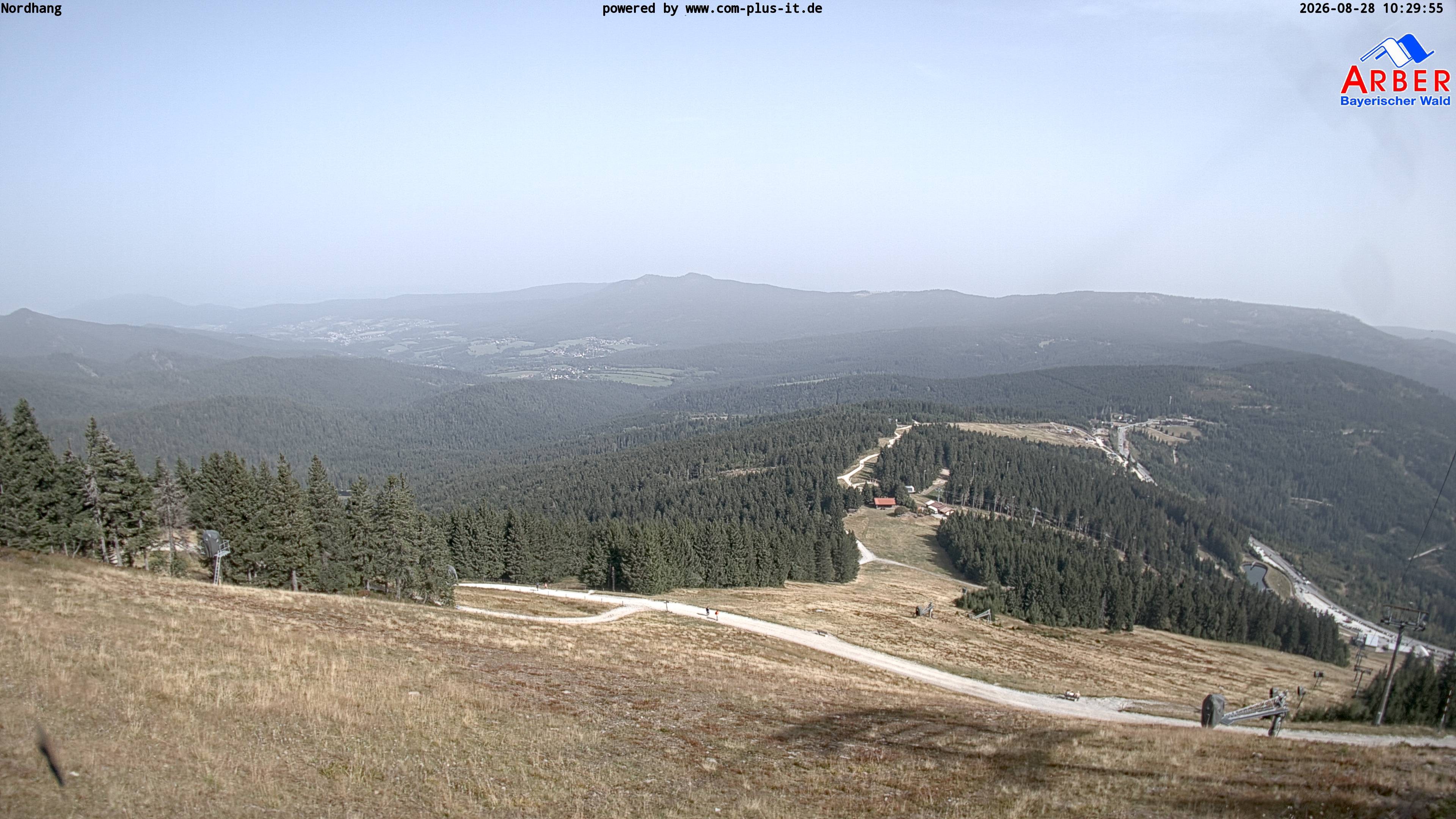 Archiv Foto Webcam Großer Arber Blick nach Nordwesten