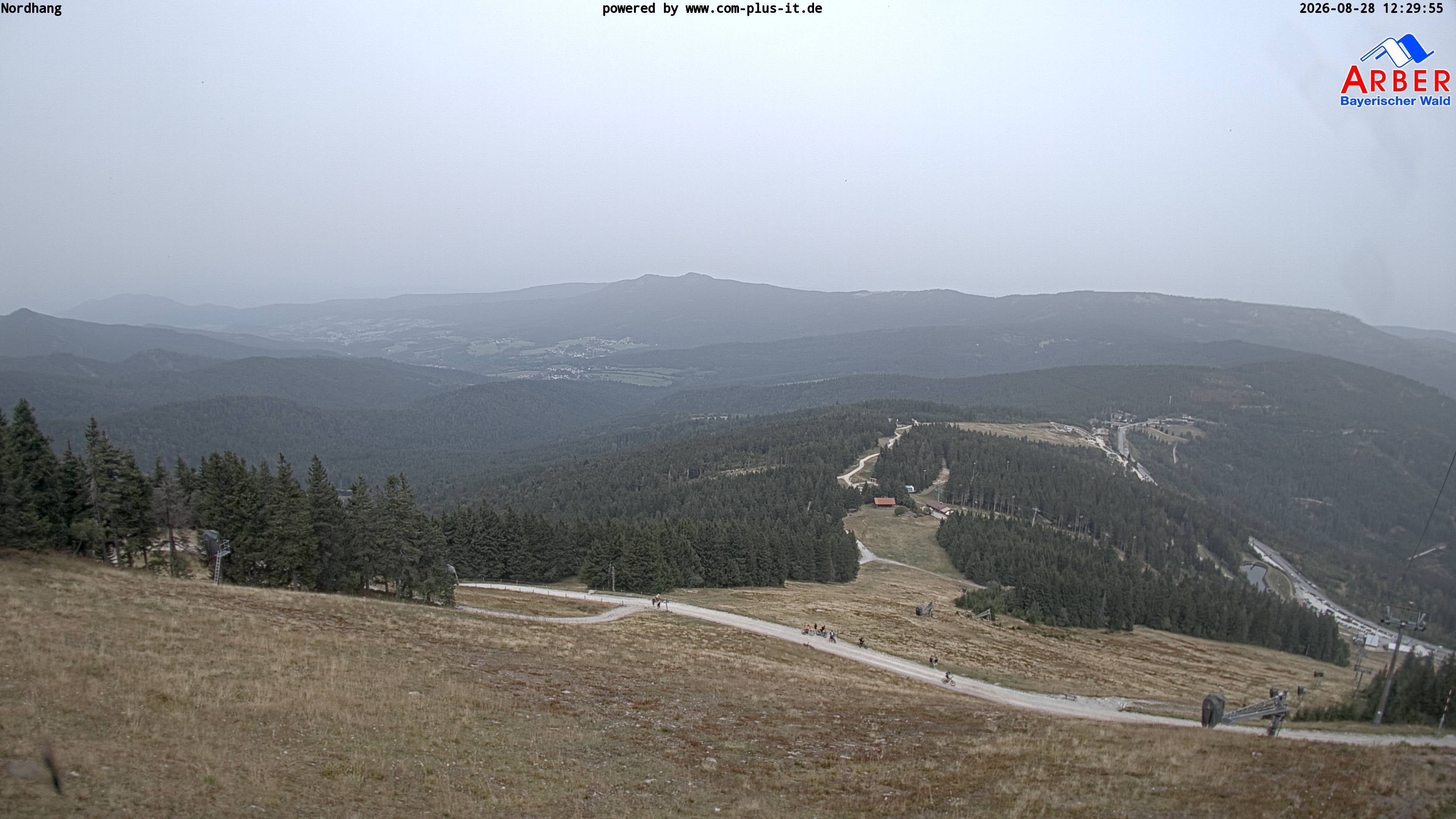 Archiv Foto Webcam Großer Arber Blick nach Nordwesten