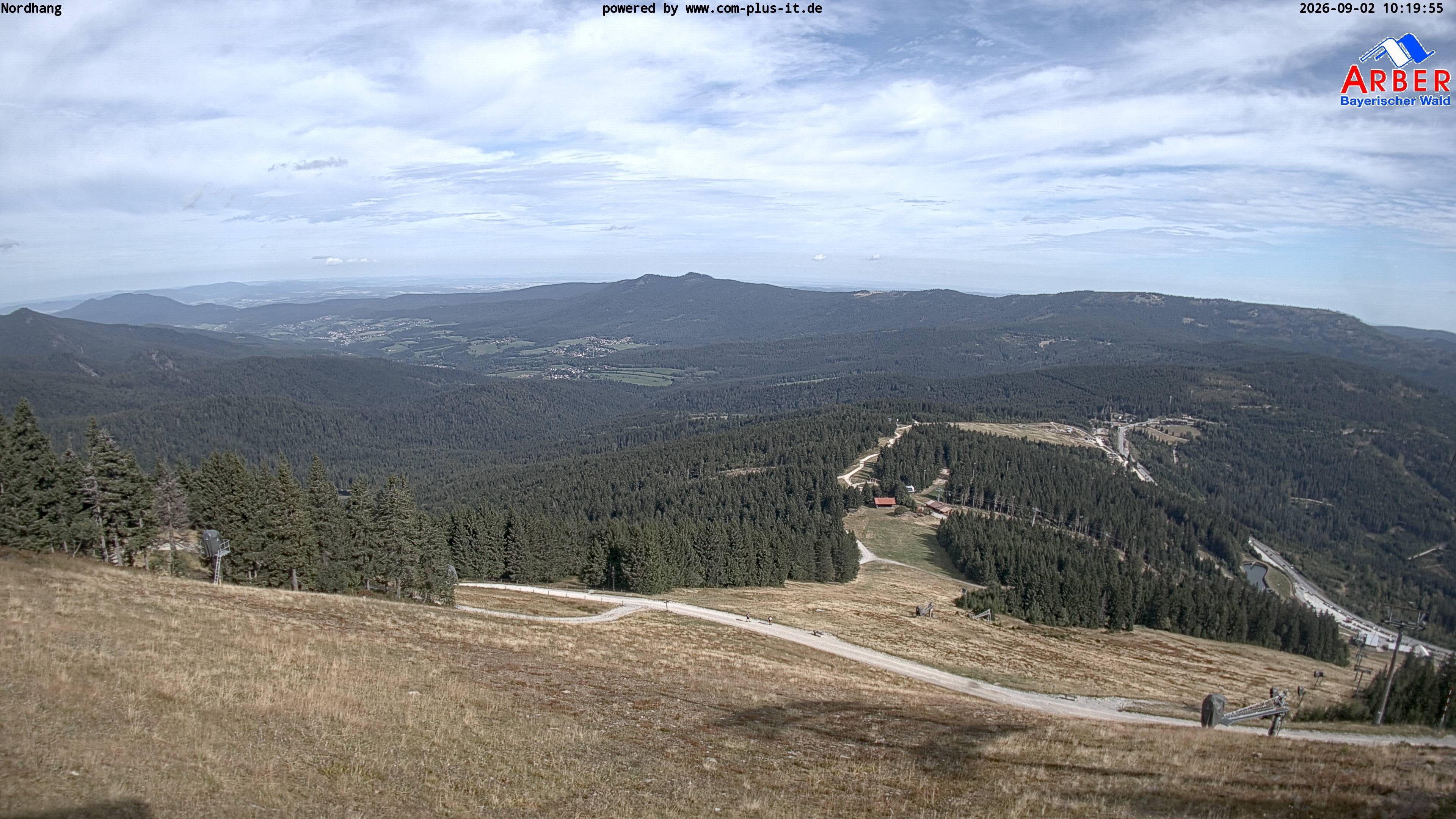 Archiv Foto Webcam Großer Arber Blick nach Nordwesten