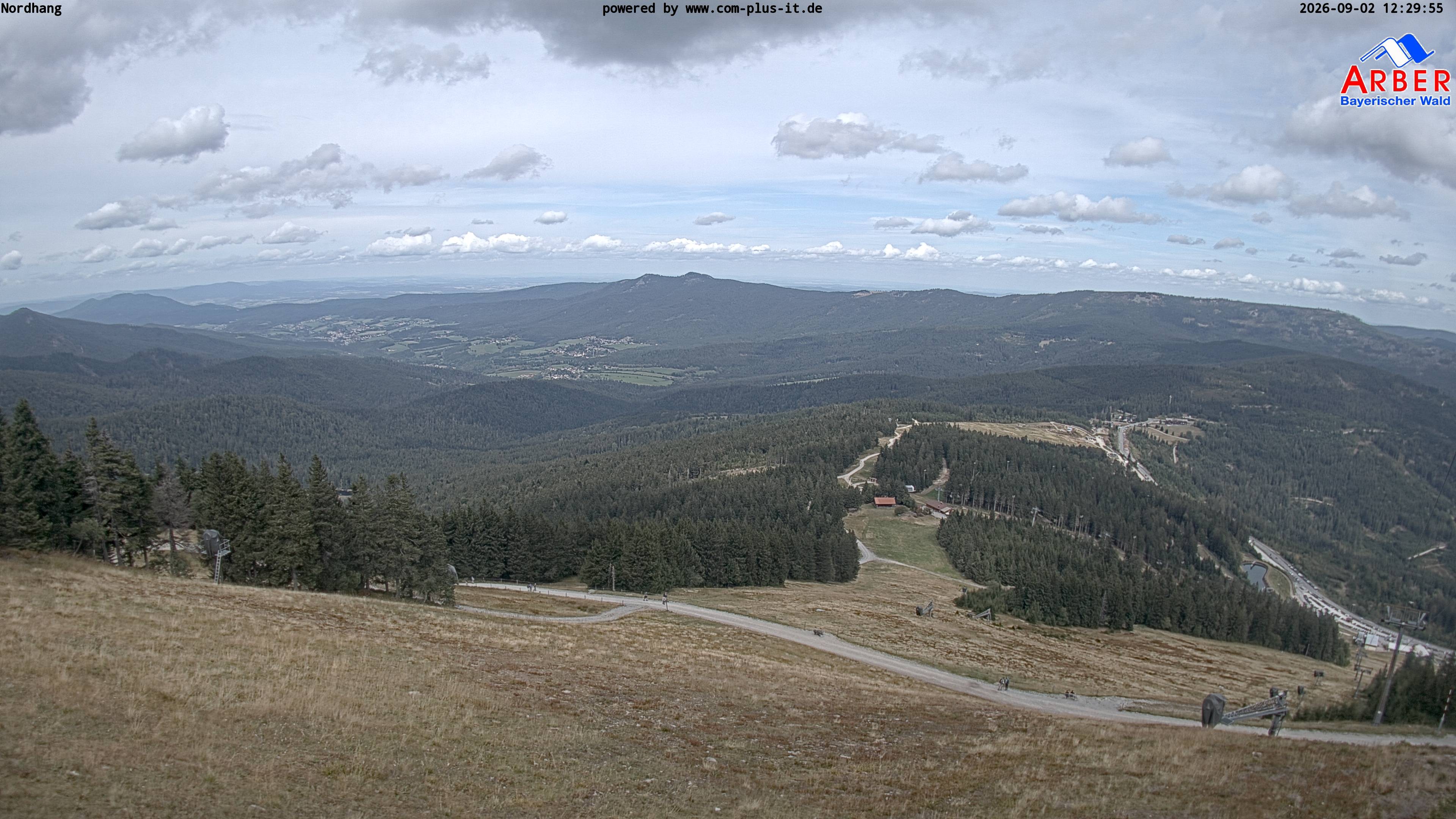 Archiv Foto Webcam Großer Arber Blick nach Nordwesten