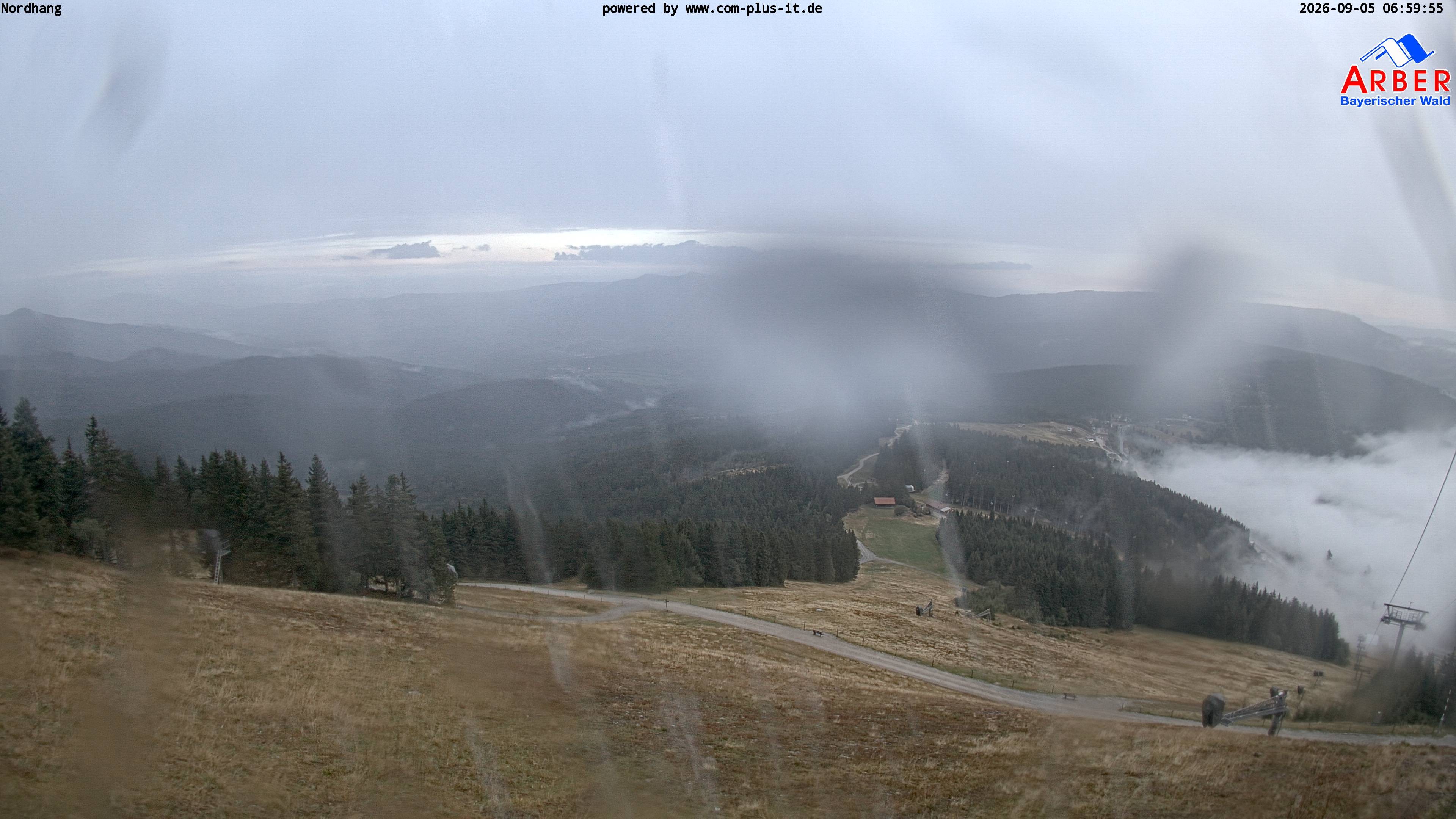 Archiv Foto Webcam Großer Arber Blick nach Nordwesten