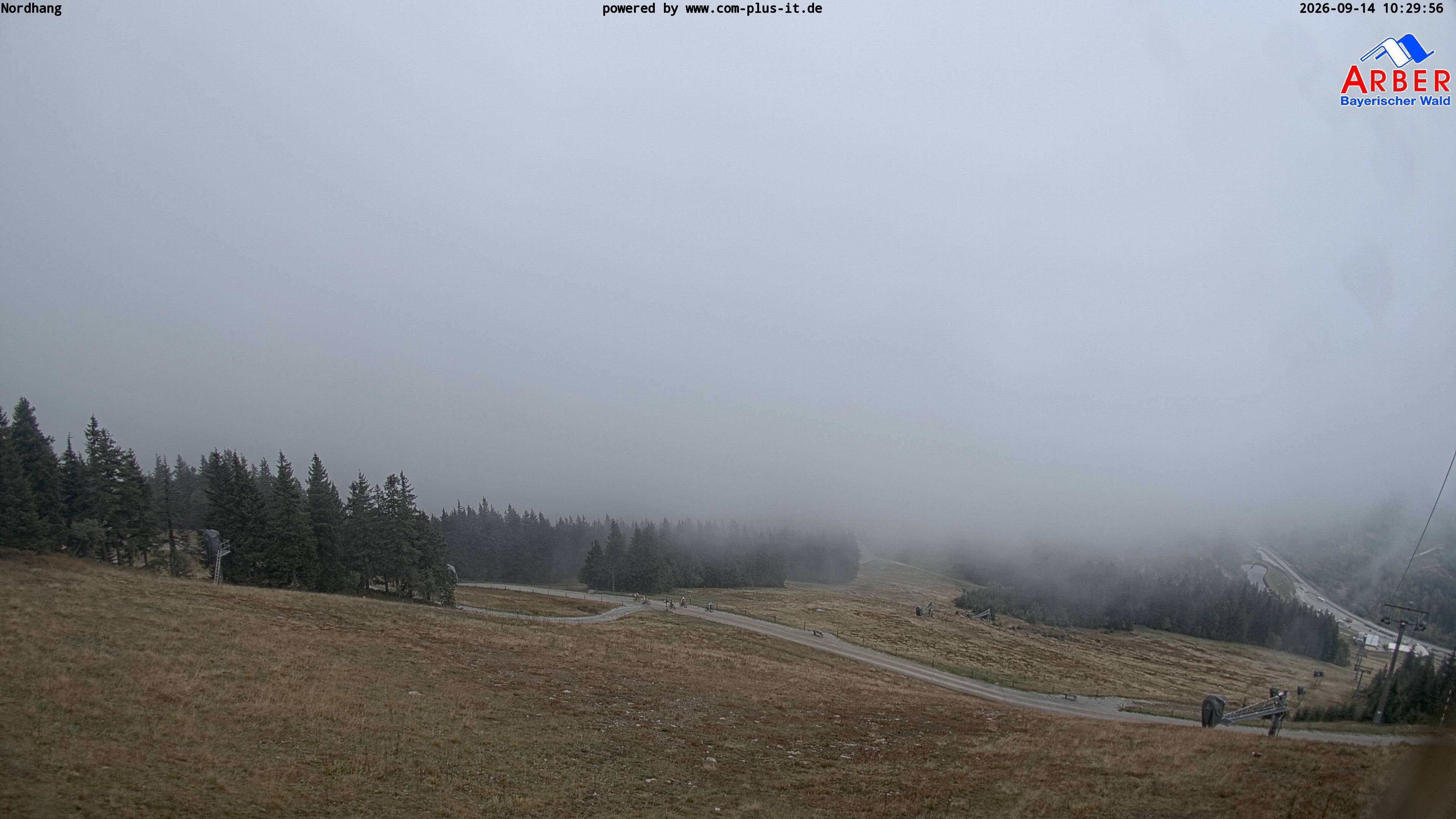 Archiv Foto Webcam Großer Arber Blick nach Nordwesten