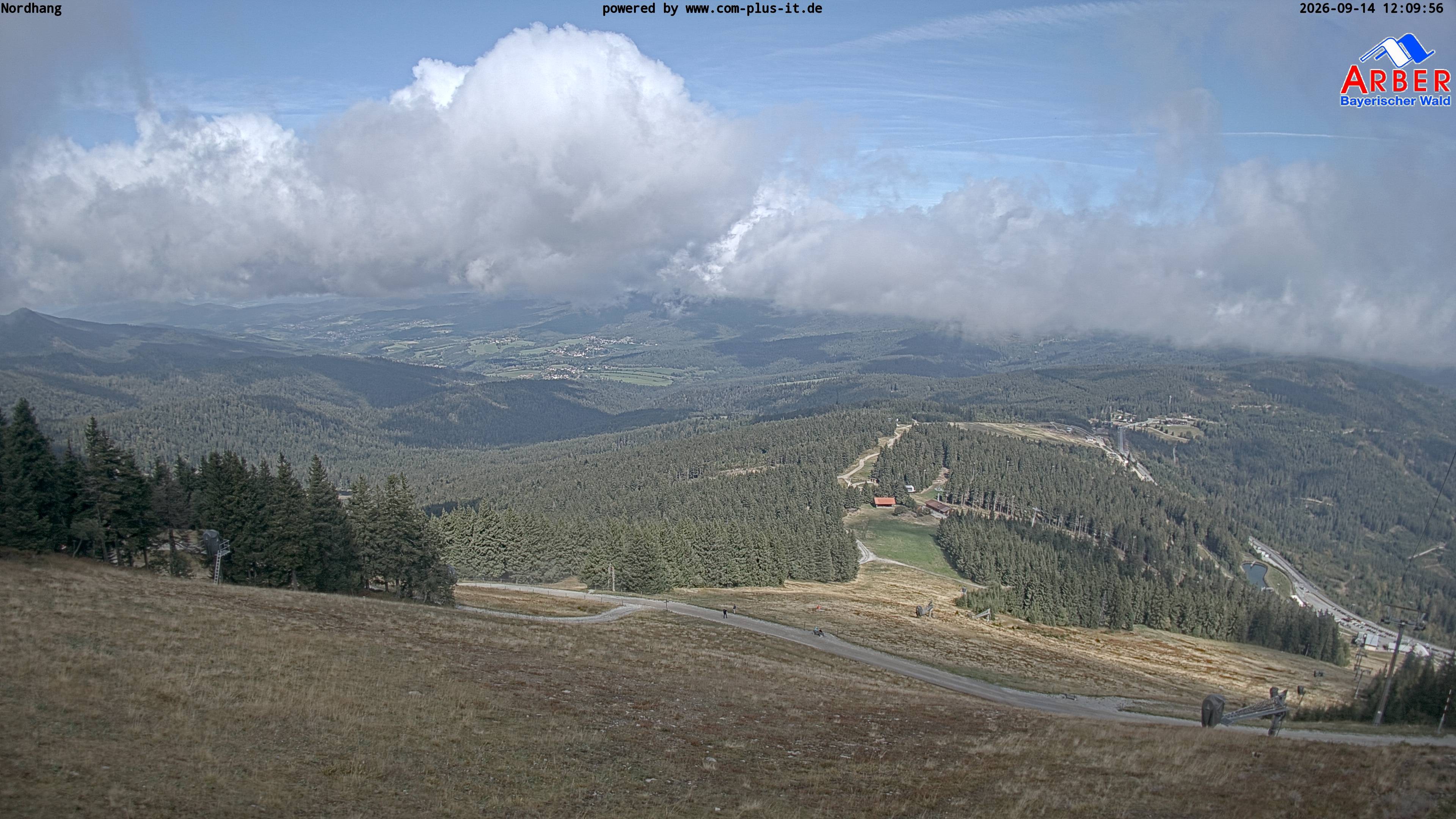 Archiv Foto Webcam Großer Arber Blick nach Nordwesten