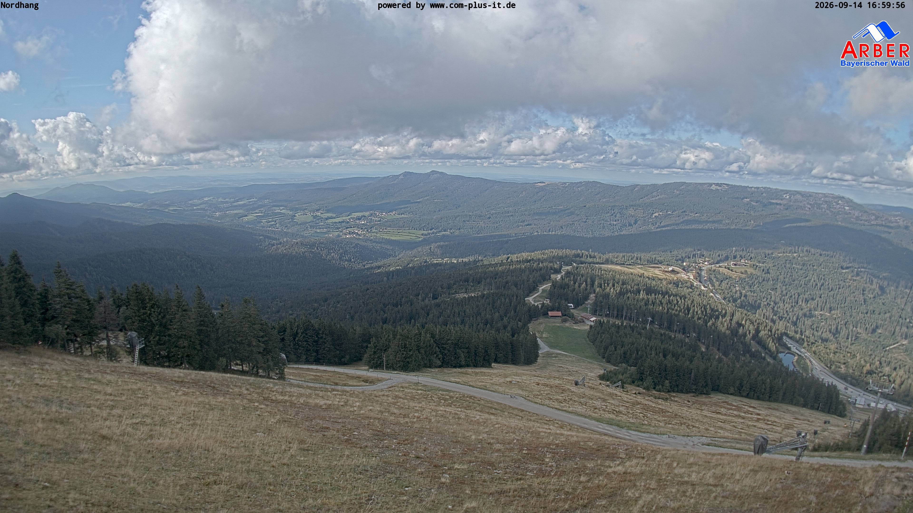 Archiv Foto Webcam Großer Arber Blick nach Nordwesten