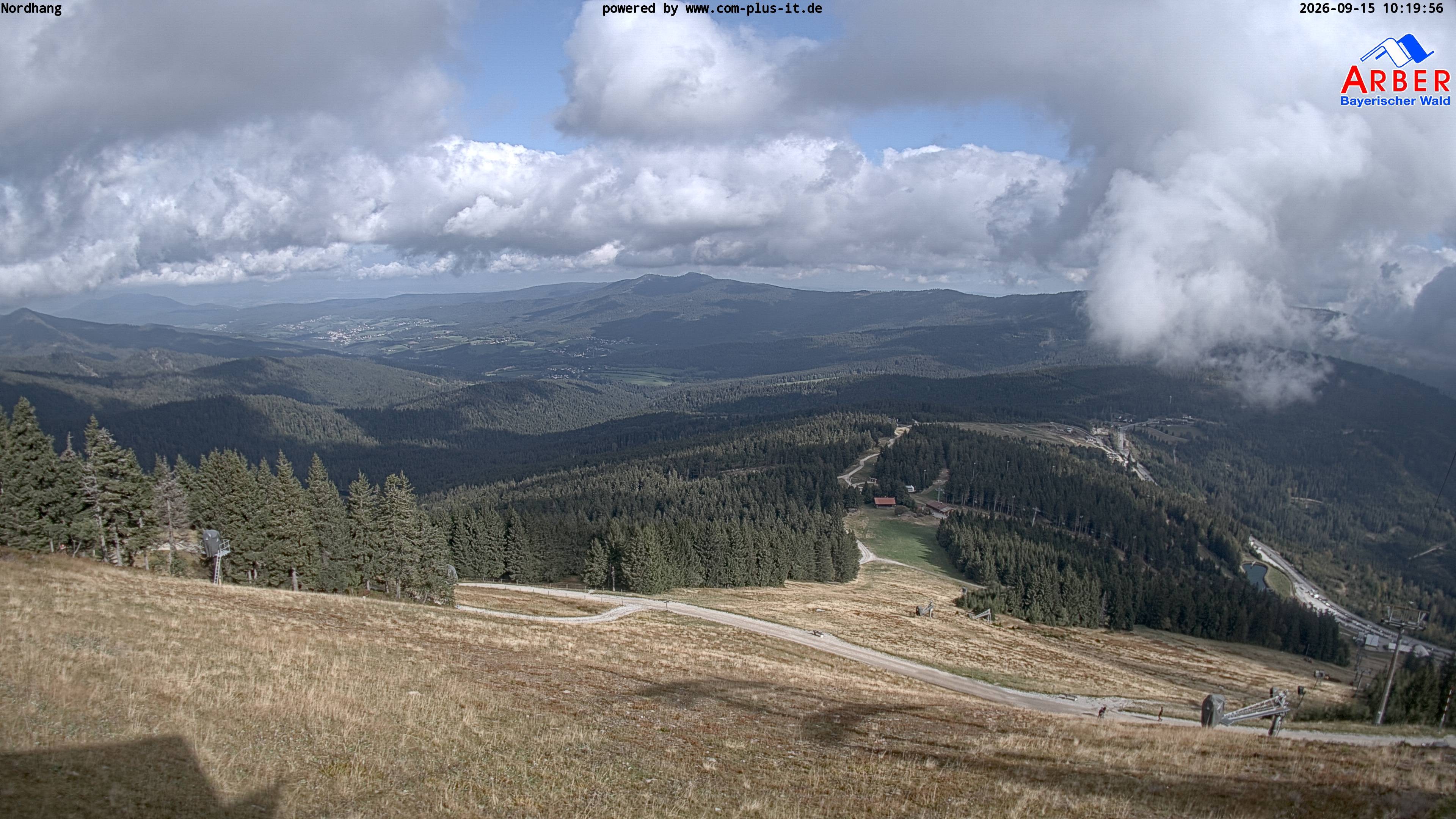 Archiv Foto Webcam Großer Arber Blick nach Nordwesten