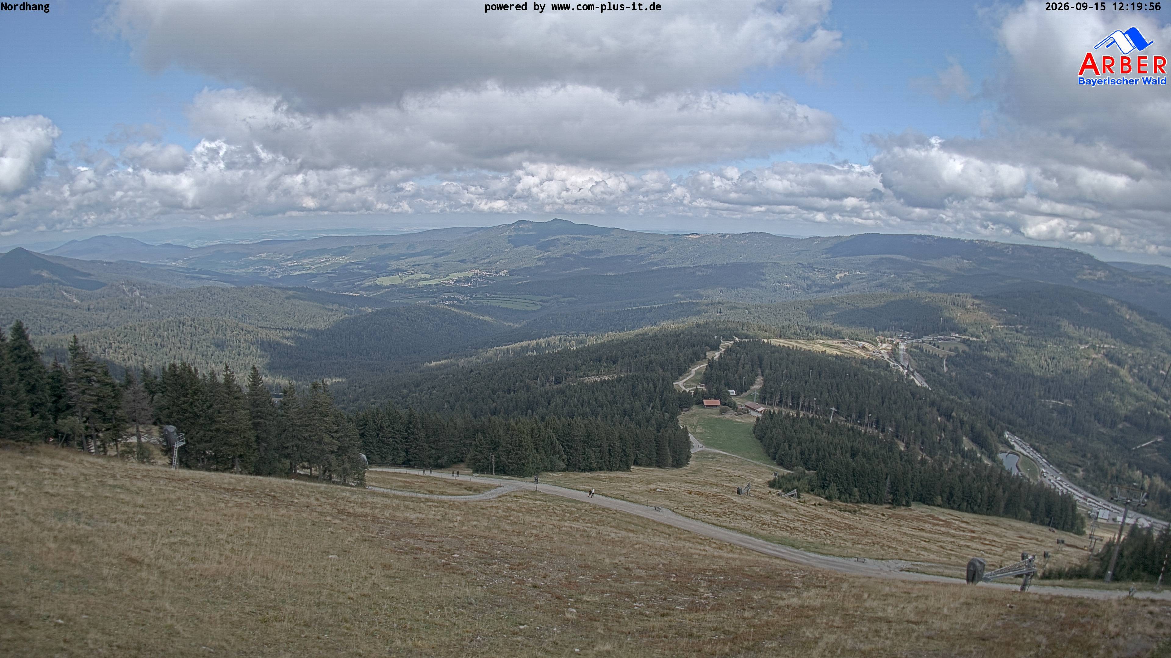 Archiv Foto Webcam Großer Arber Blick nach Nordwesten