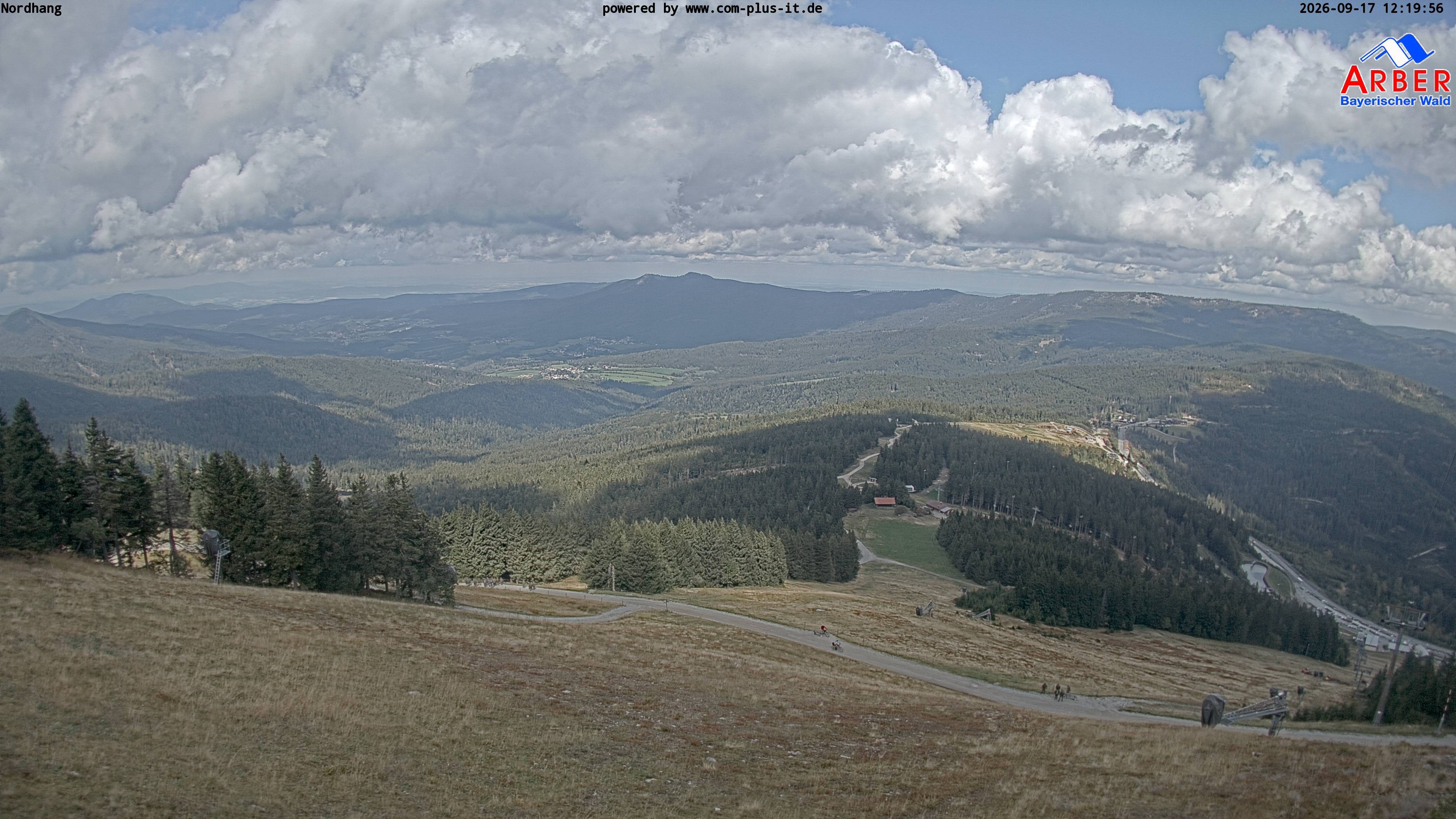 Archiv Foto Webcam Großer Arber Blick nach Nordwesten