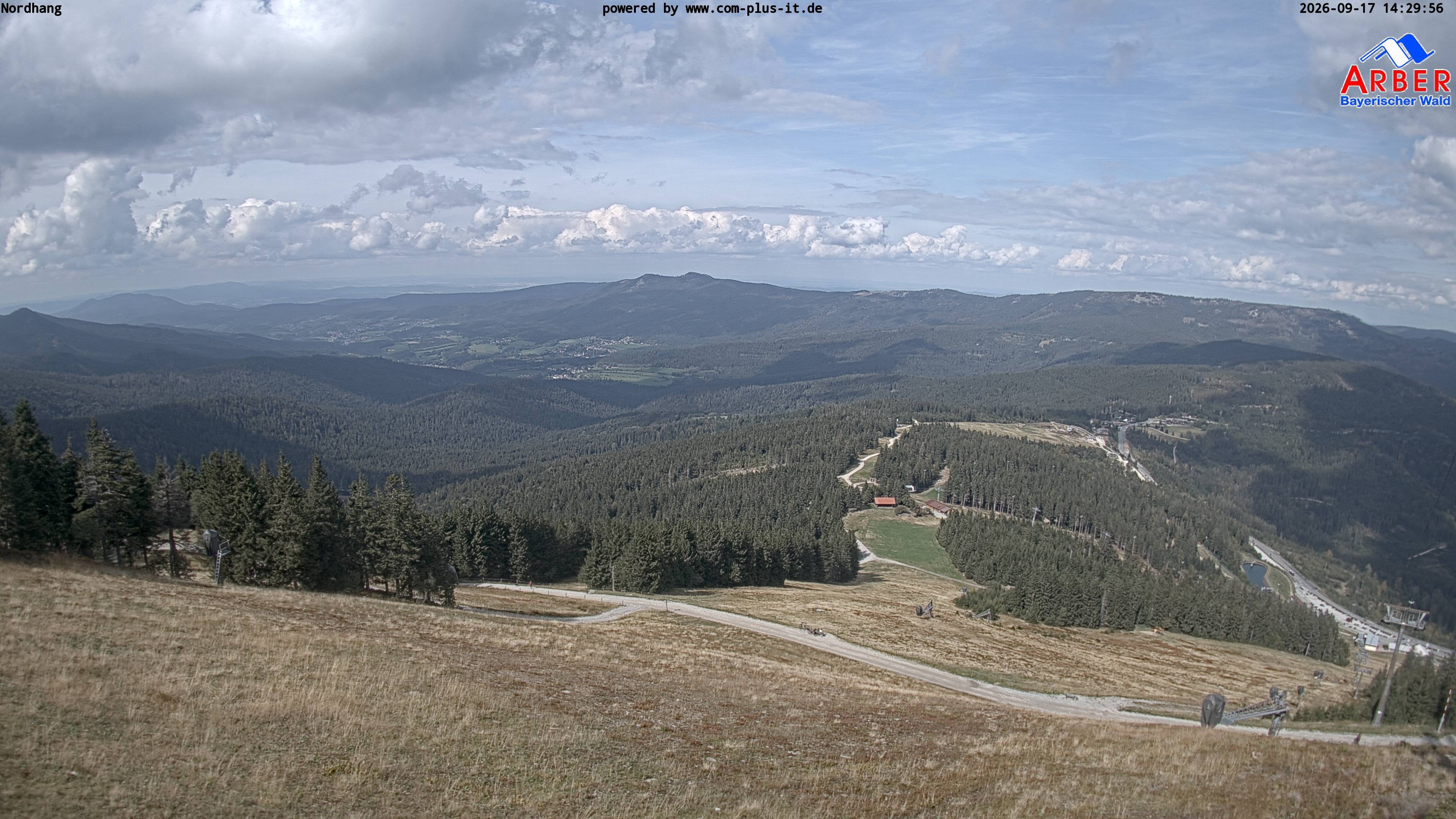 Archiv Foto Webcam Großer Arber Blick nach Nordwesten