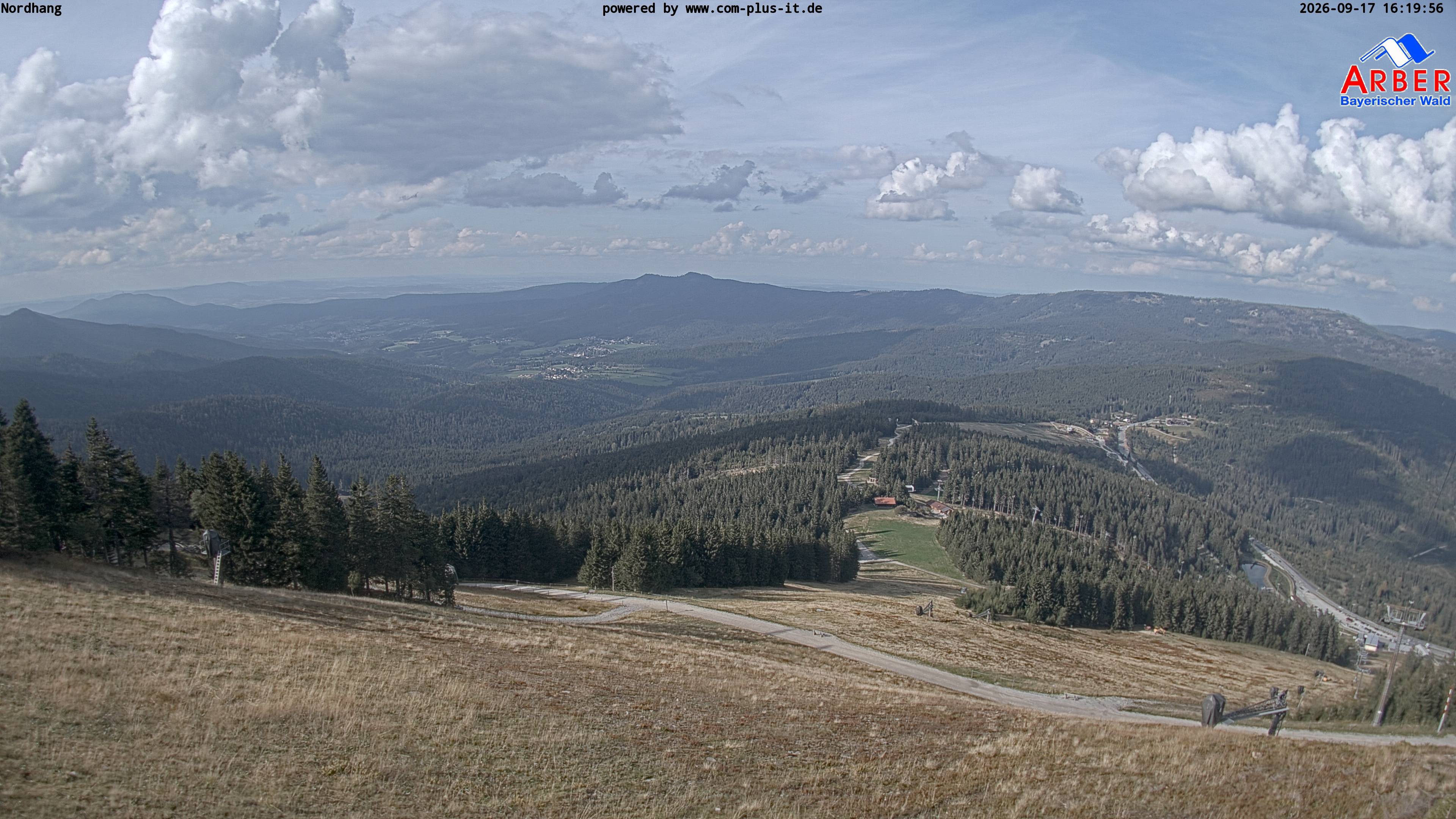 Archiv Foto Webcam Großer Arber Blick nach Nordwesten