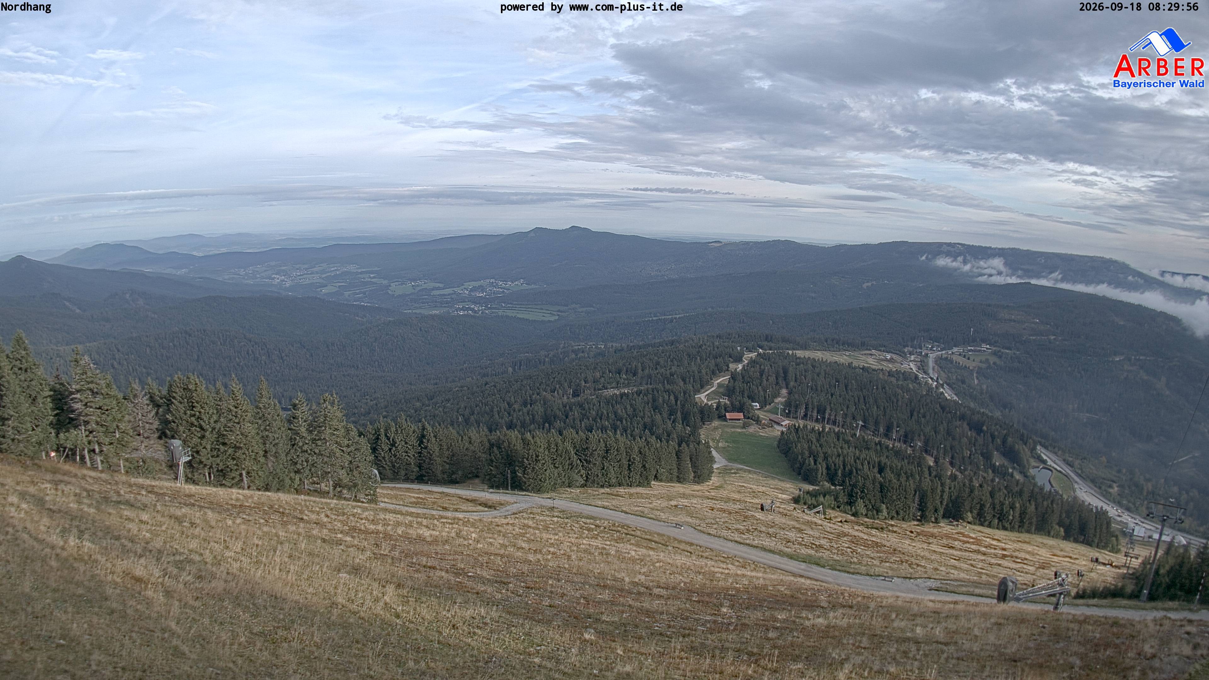 Archiv Foto Webcam Großer Arber Blick nach Nordwesten