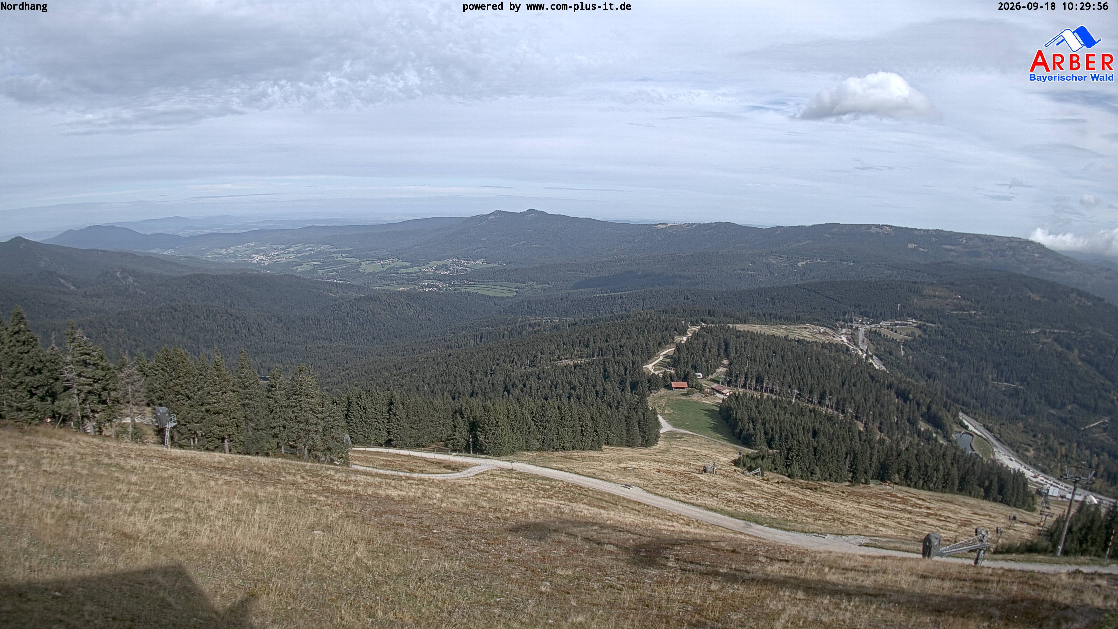Archiv Foto Webcam Großer Arber Blick nach Nordwesten