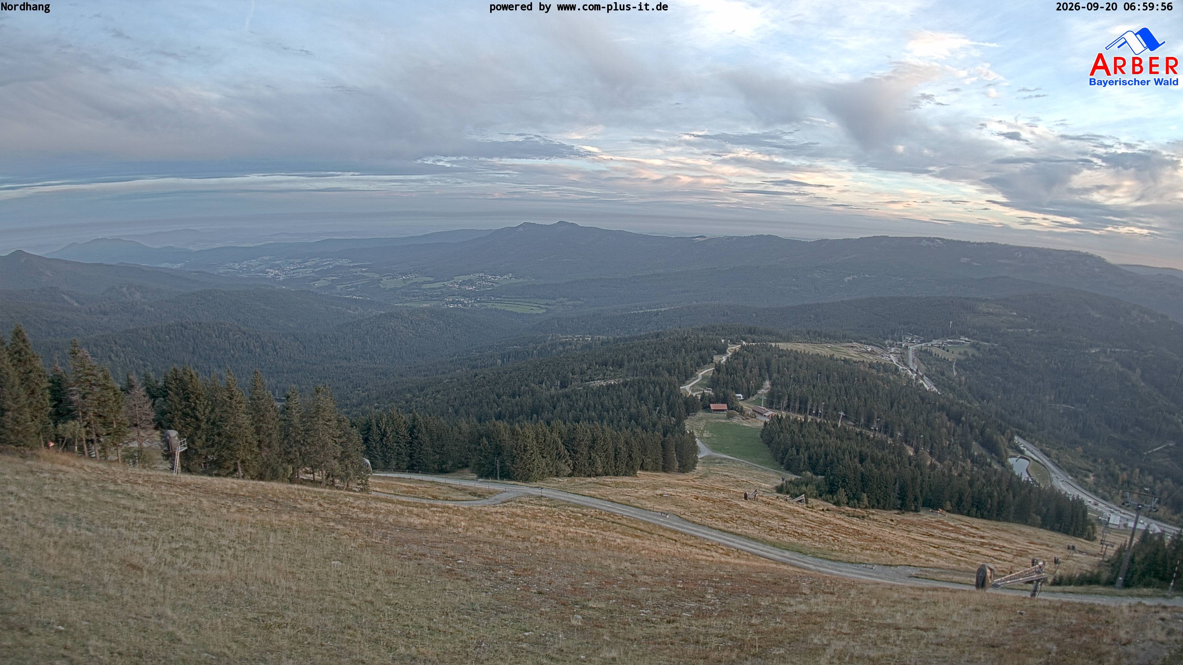 Archiv Foto Webcam Großer Arber Blick nach Nordwesten