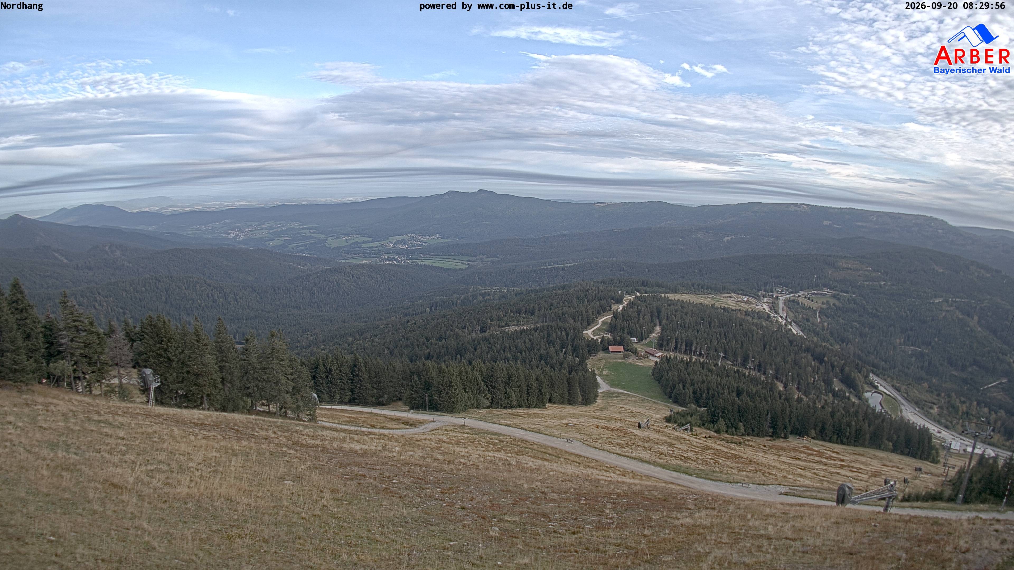 Archiv Foto Webcam Großer Arber Blick nach Nordwesten