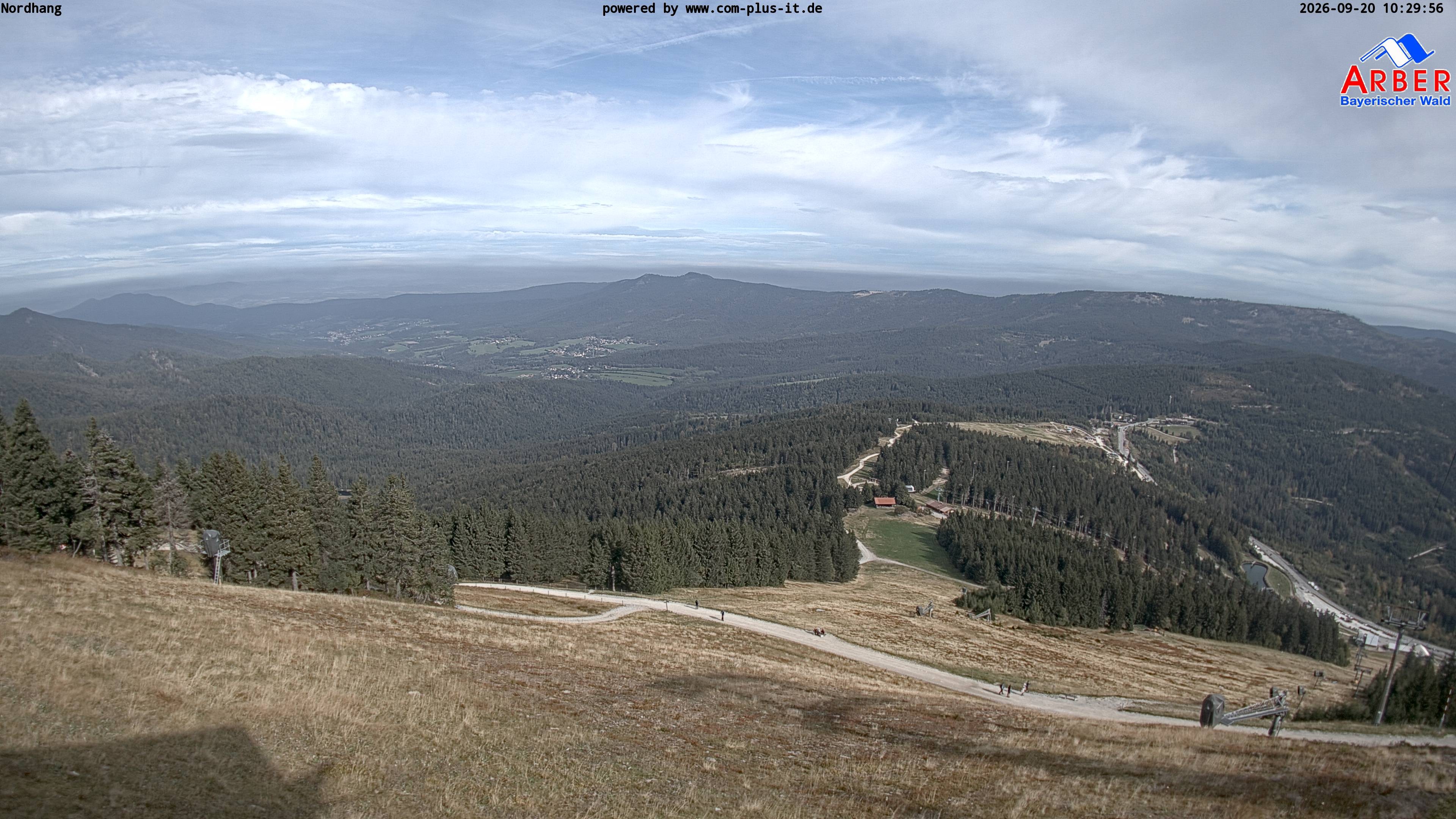 Archiv Foto Webcam Großer Arber Blick nach Nordwesten