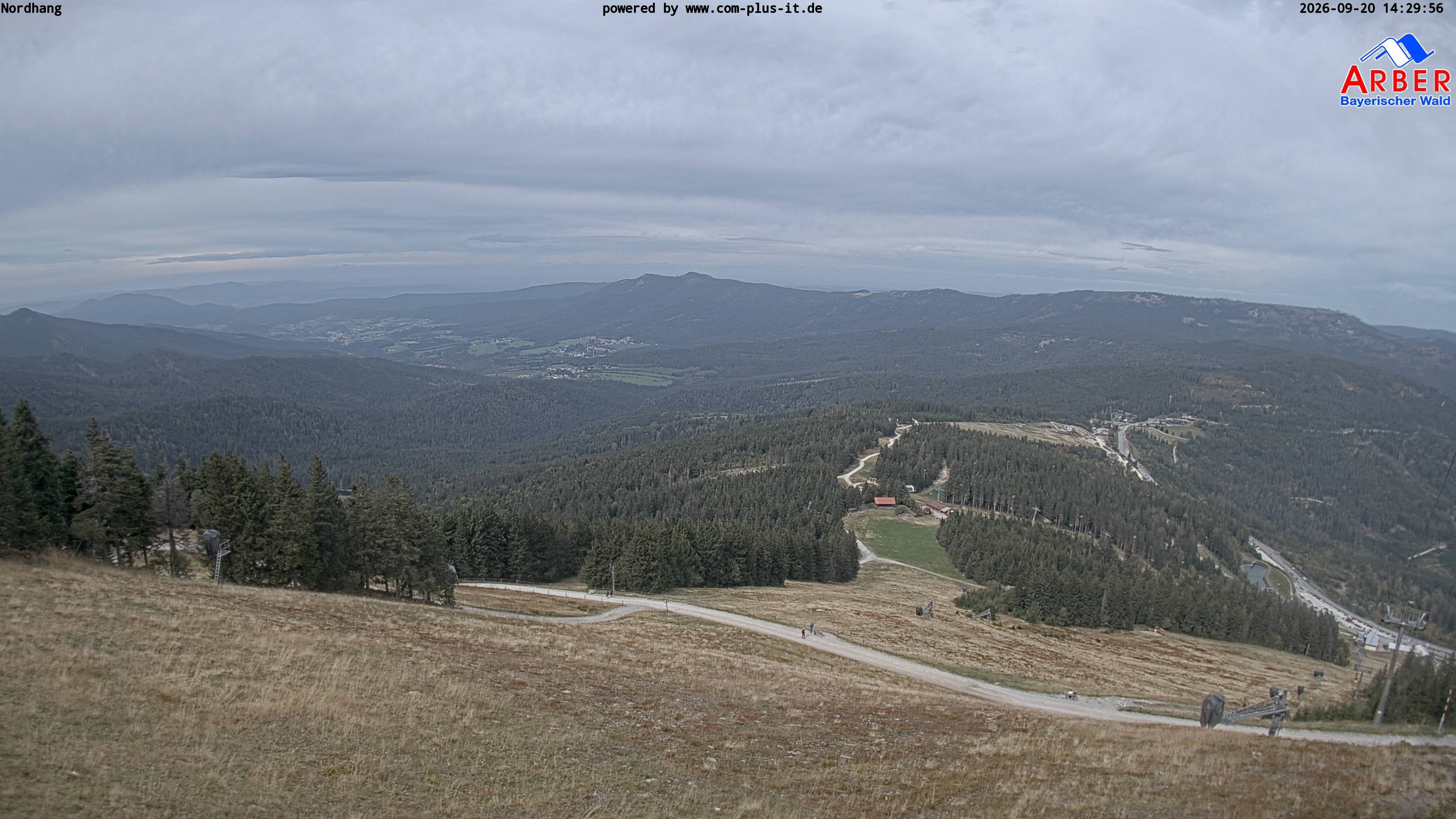 Archiv Foto Webcam Großer Arber Blick nach Nordwesten