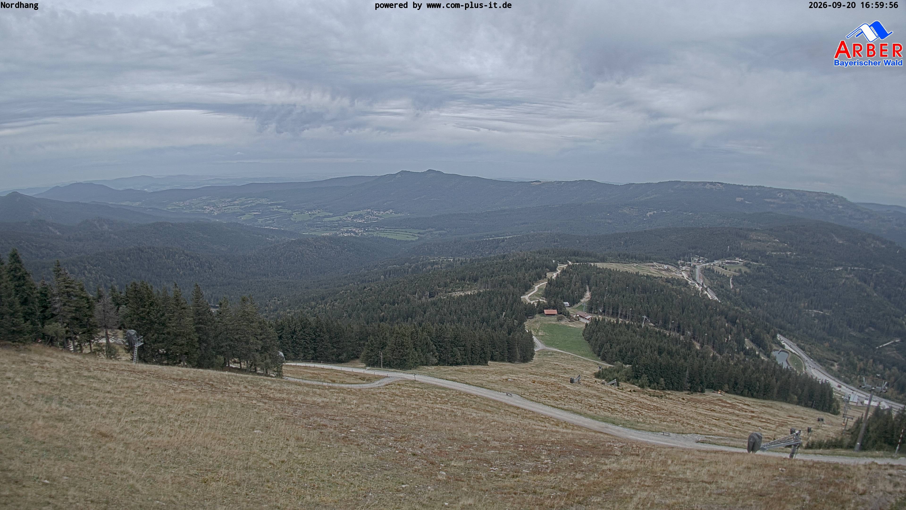 Archiv Foto Webcam Großer Arber Blick nach Nordwesten