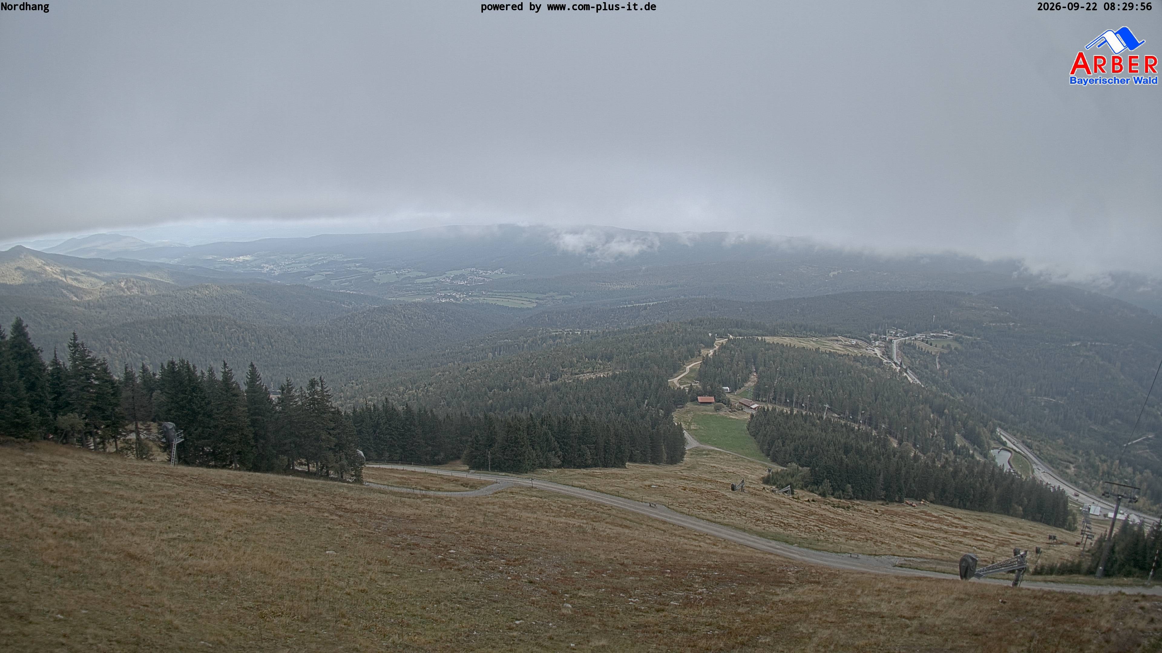 Archiv Foto Webcam Großer Arber Blick nach Nordwesten