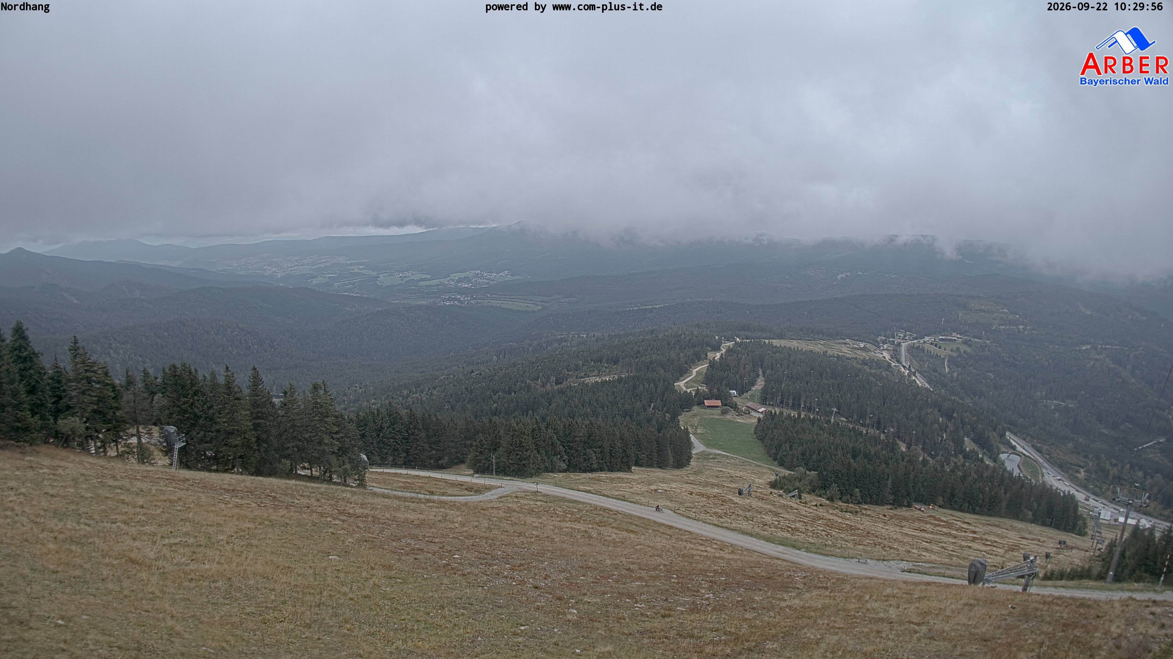 Archiv Foto Webcam Großer Arber Blick nach Nordwesten