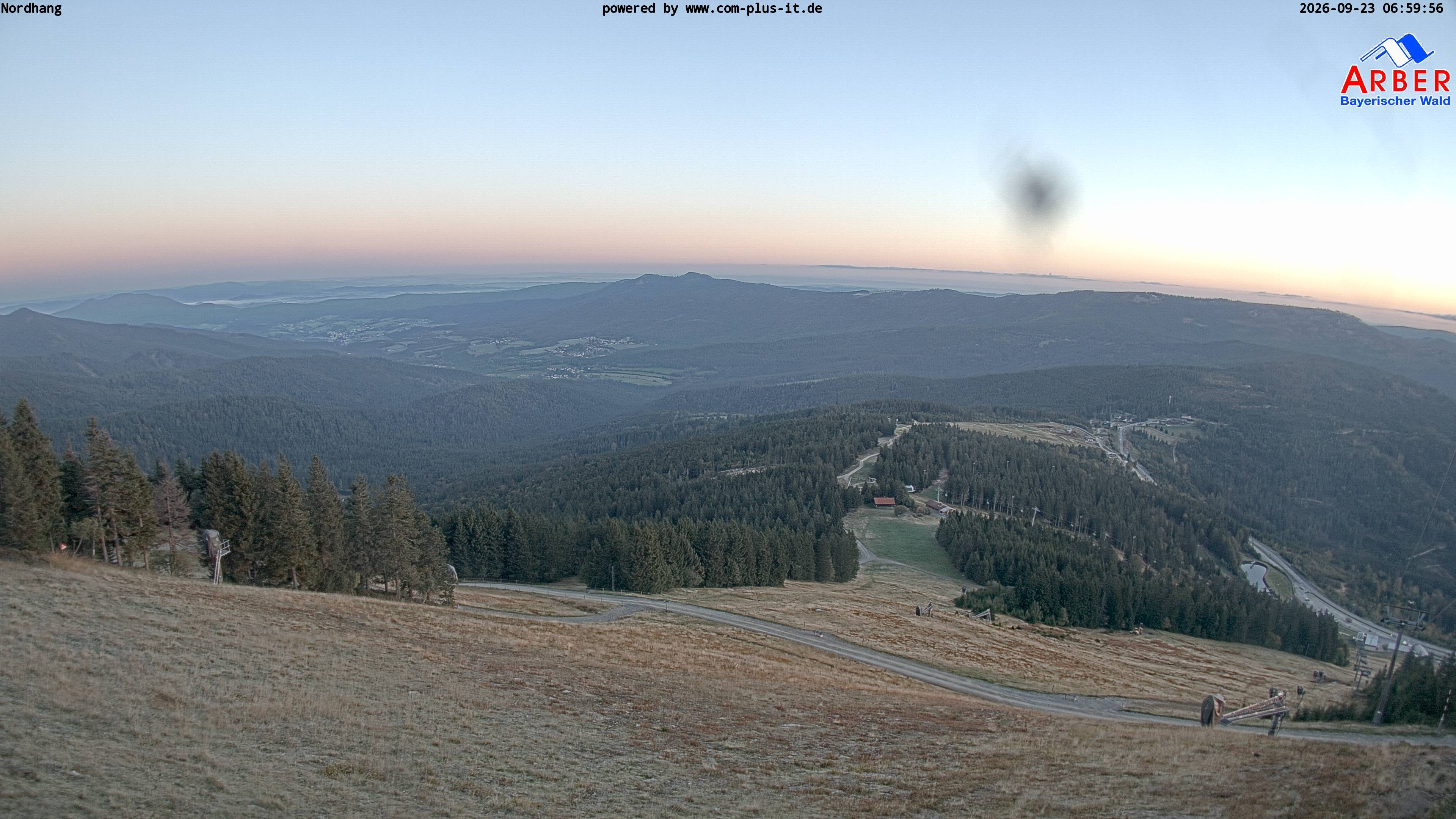 Archived image Webcam View from the Großer Arber