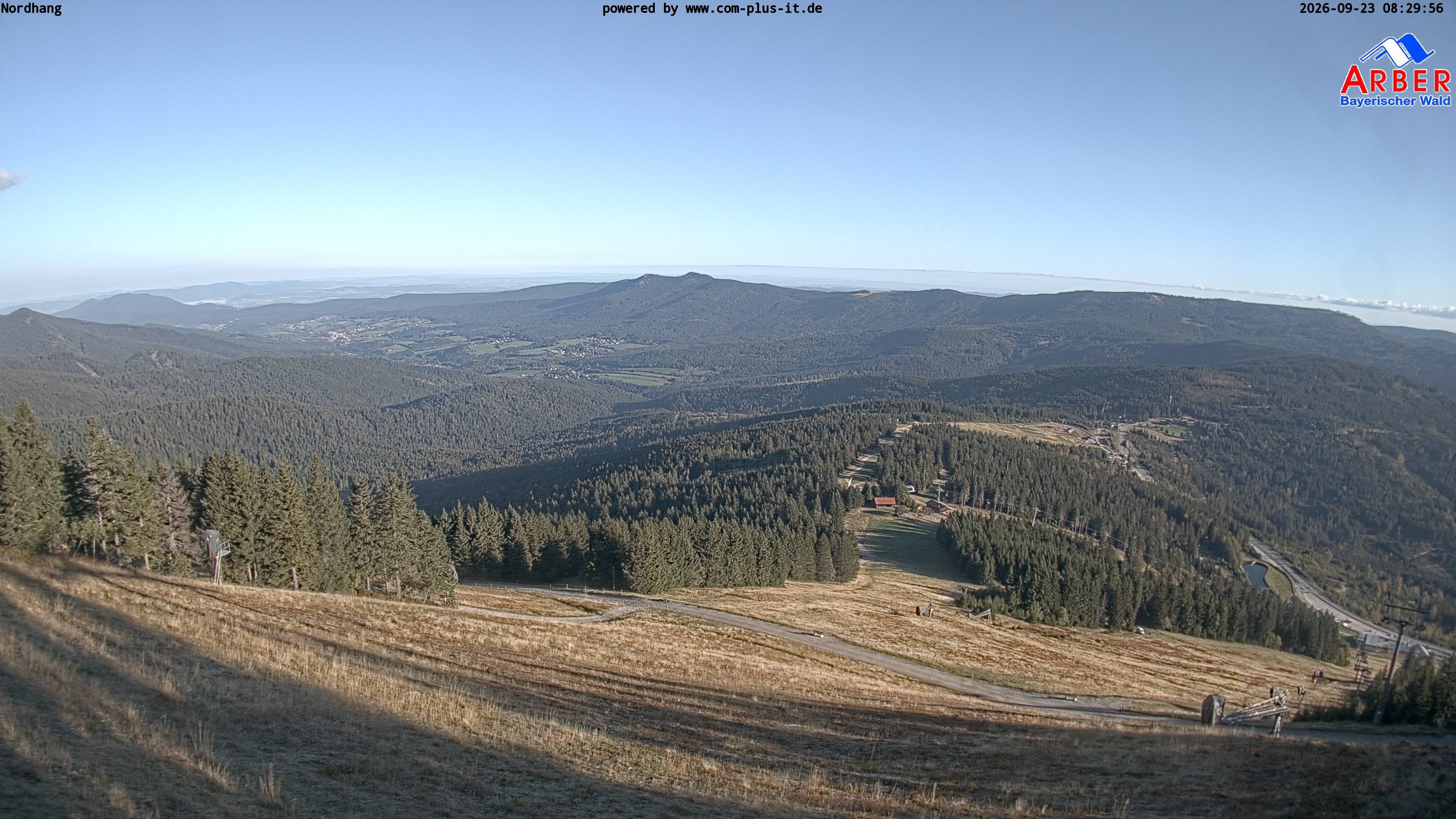 Archived image Webcam View from the Großer Arber