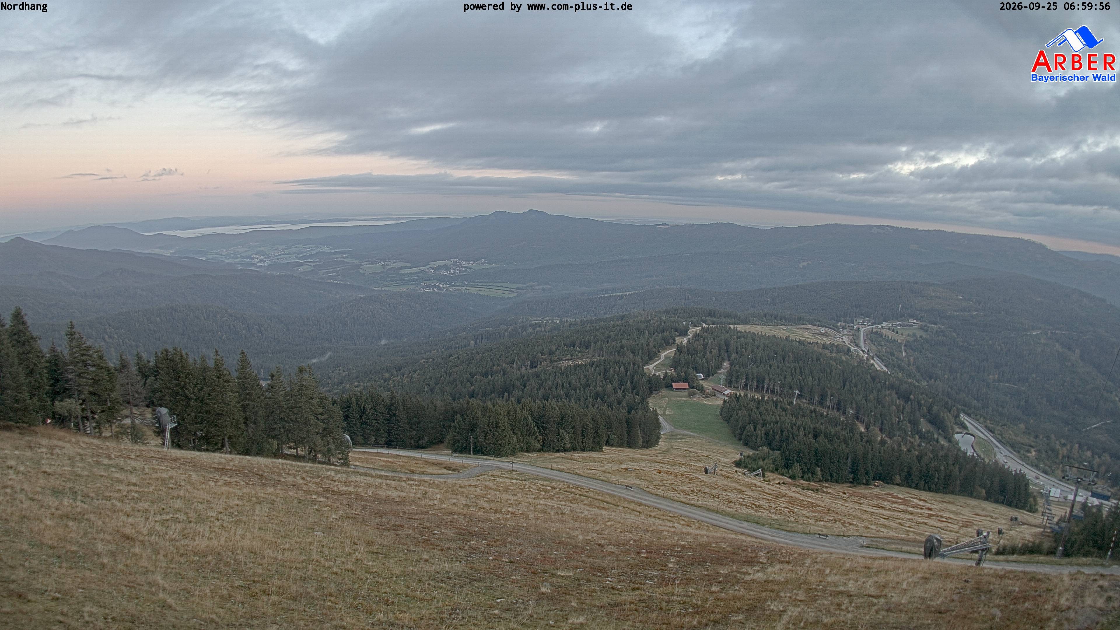 Archived image Webcam View from the Großer Arber