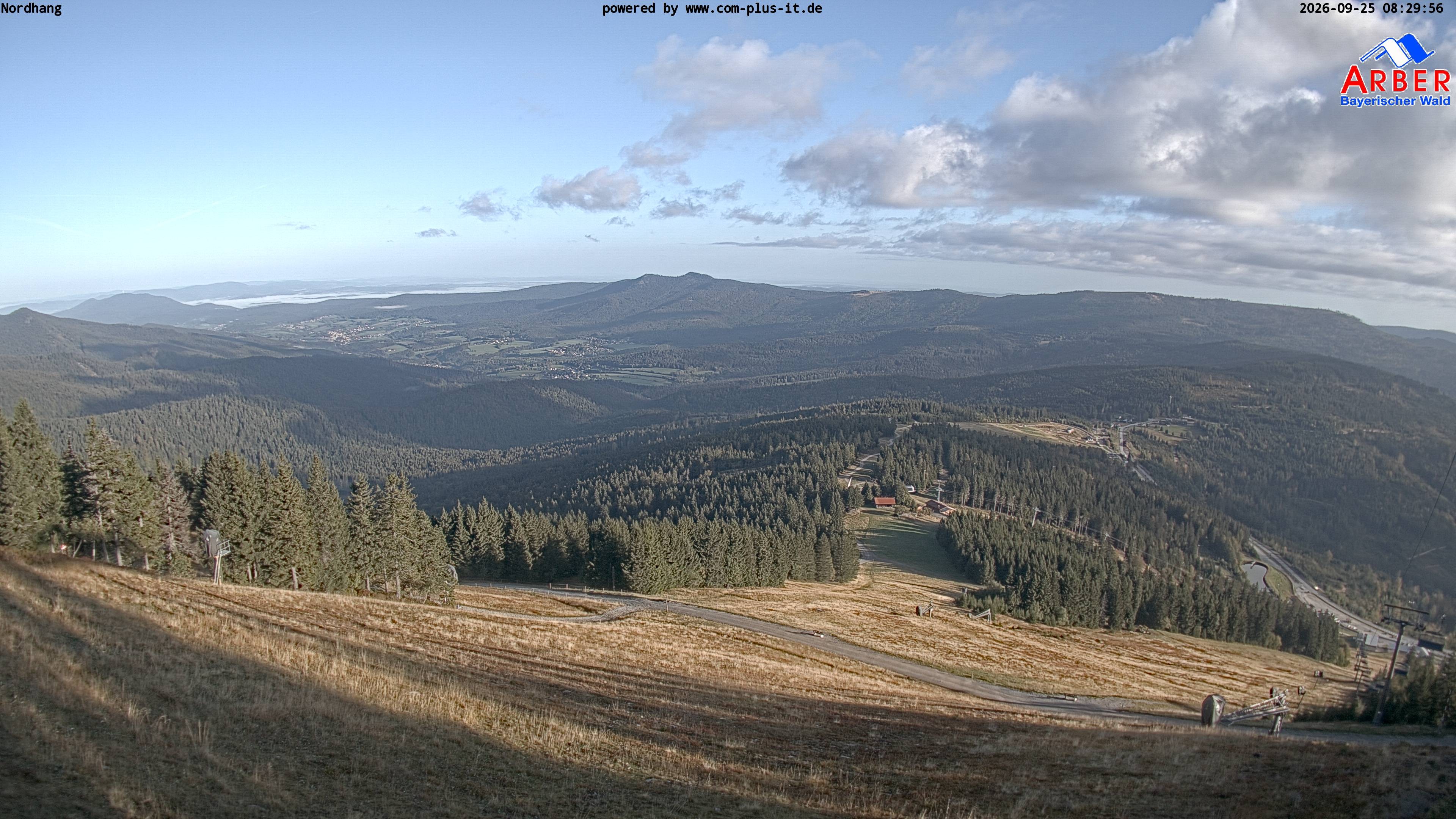 Archived image Webcam View from the Großer Arber