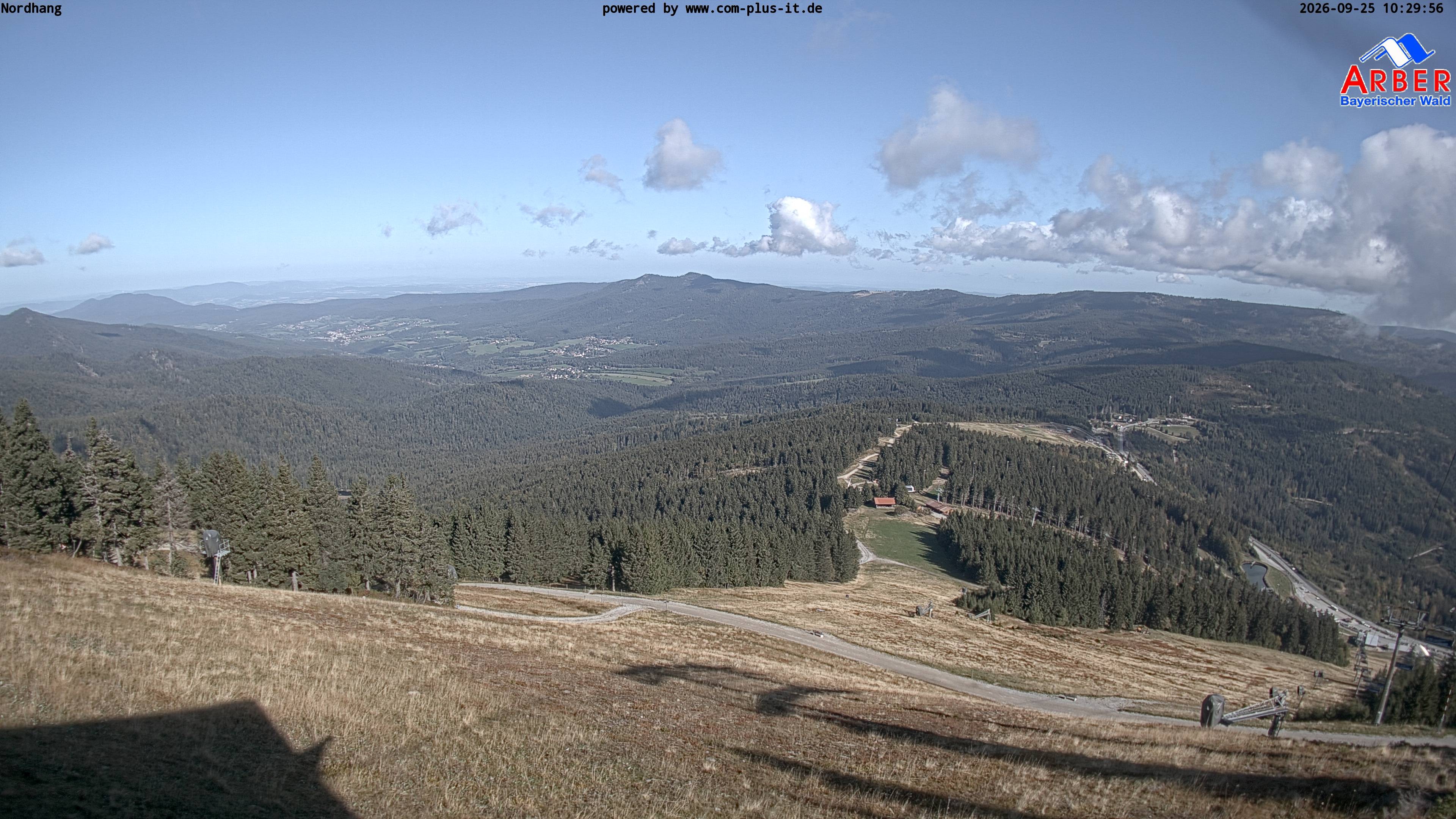 Archived image Webcam View from the Großer Arber