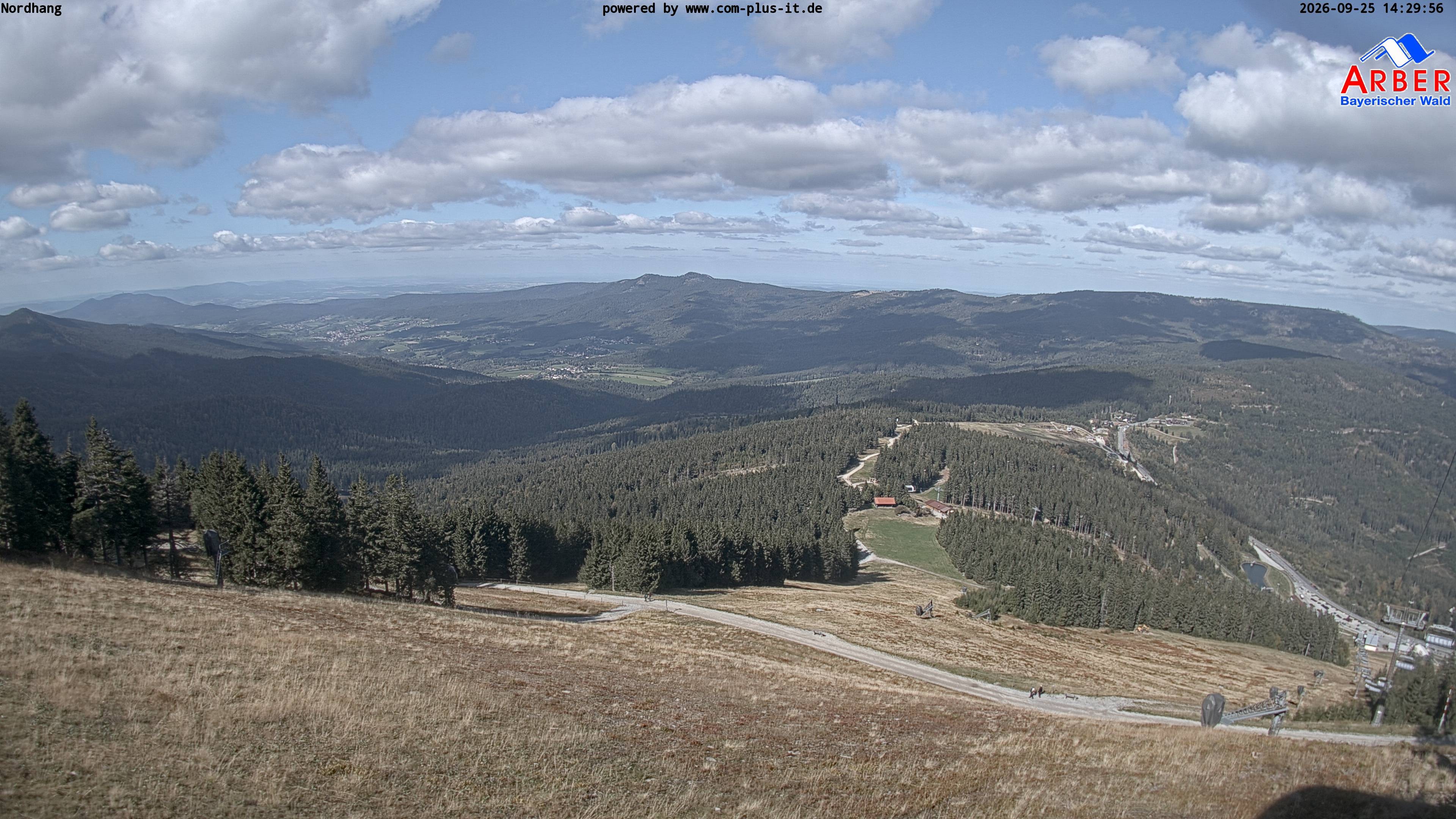 Archived image Webcam View from the Großer Arber