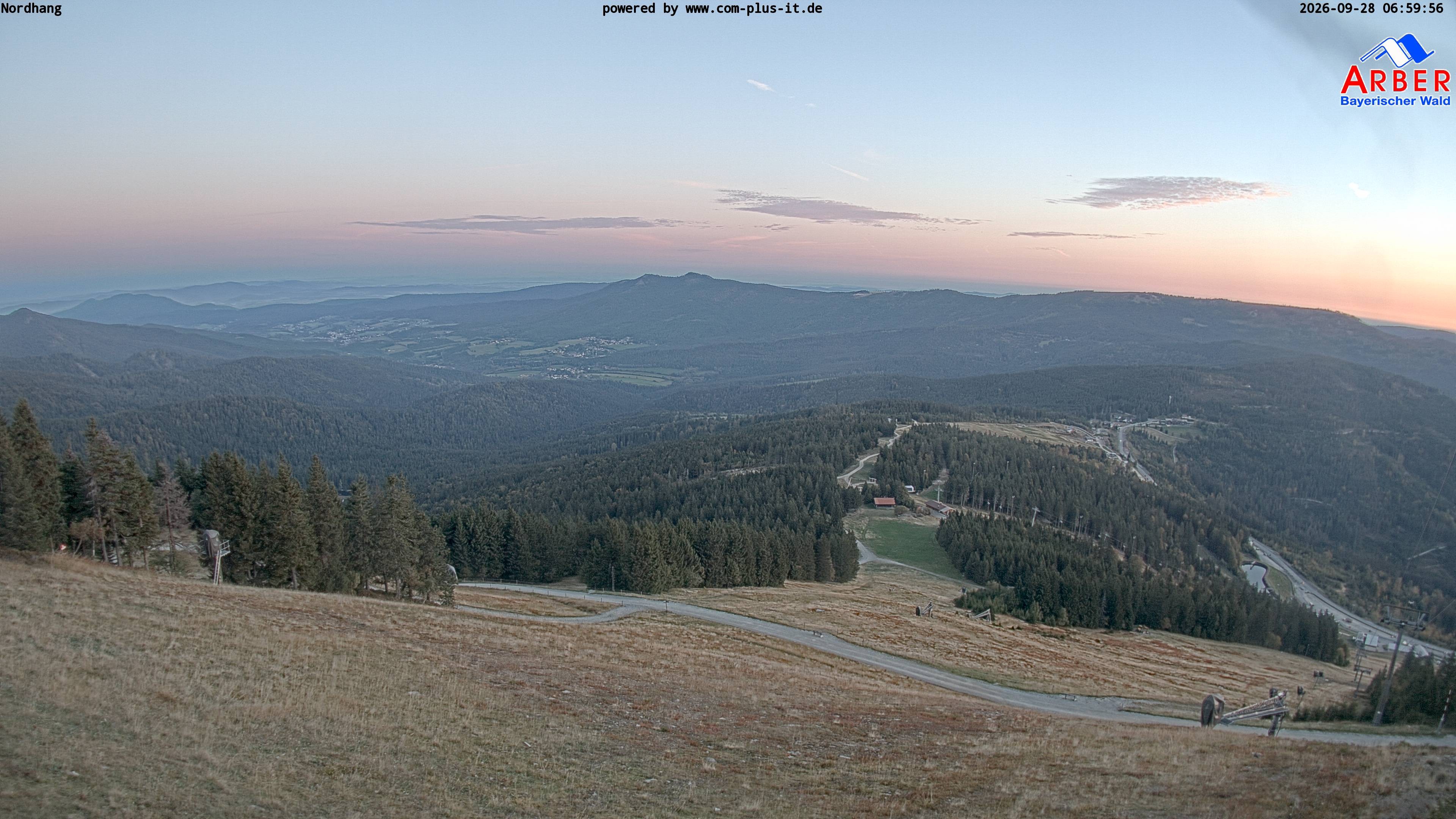 Archiv Foto Webcam Großer Arber Blick nach Nordwesten