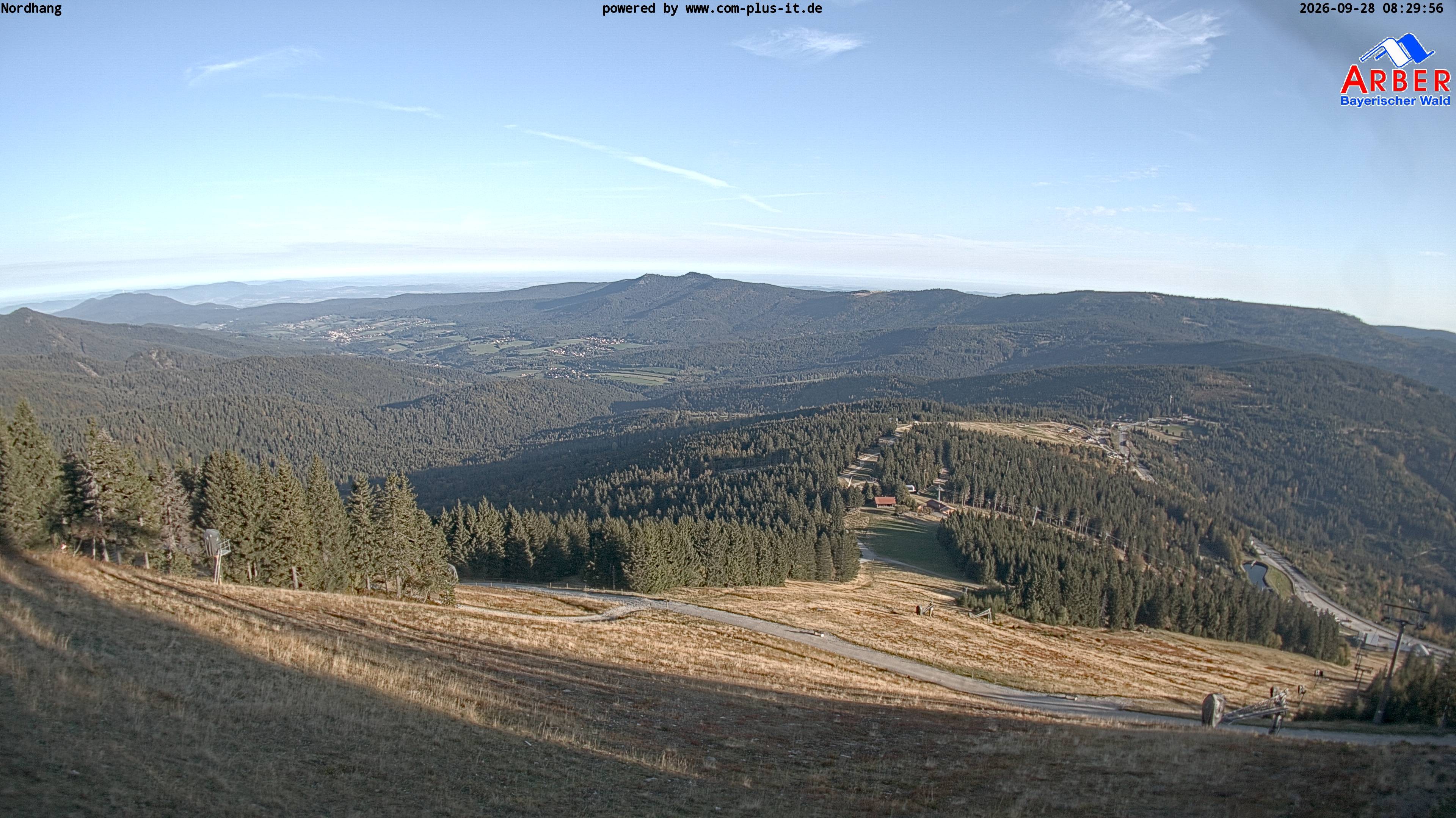 Archiv Foto Webcam Großer Arber Blick nach Nordwesten