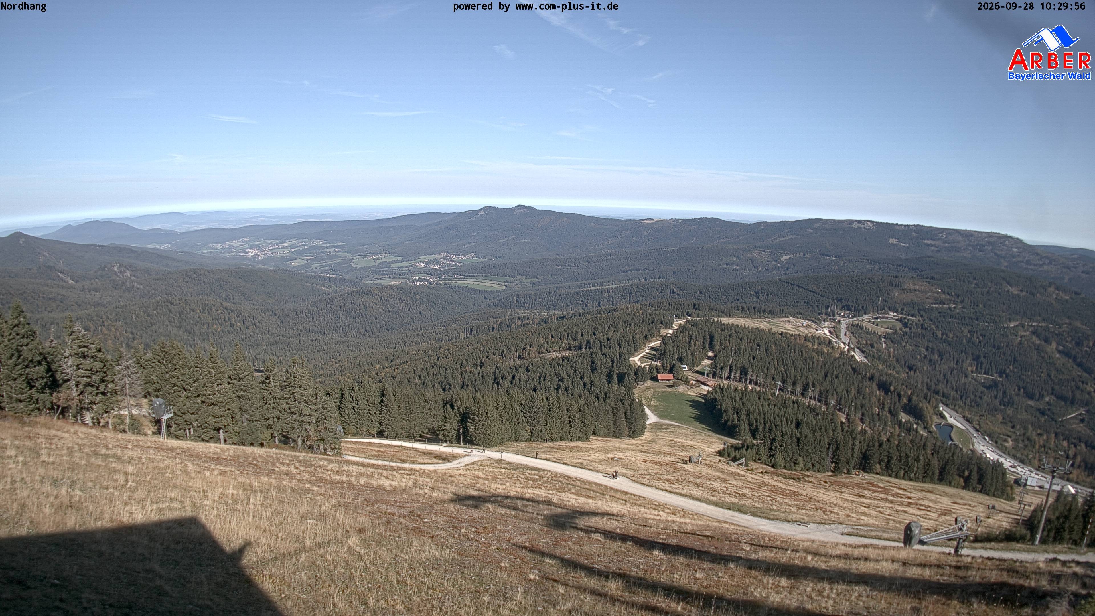 Archiv Foto Webcam Großer Arber Blick nach Nordwesten