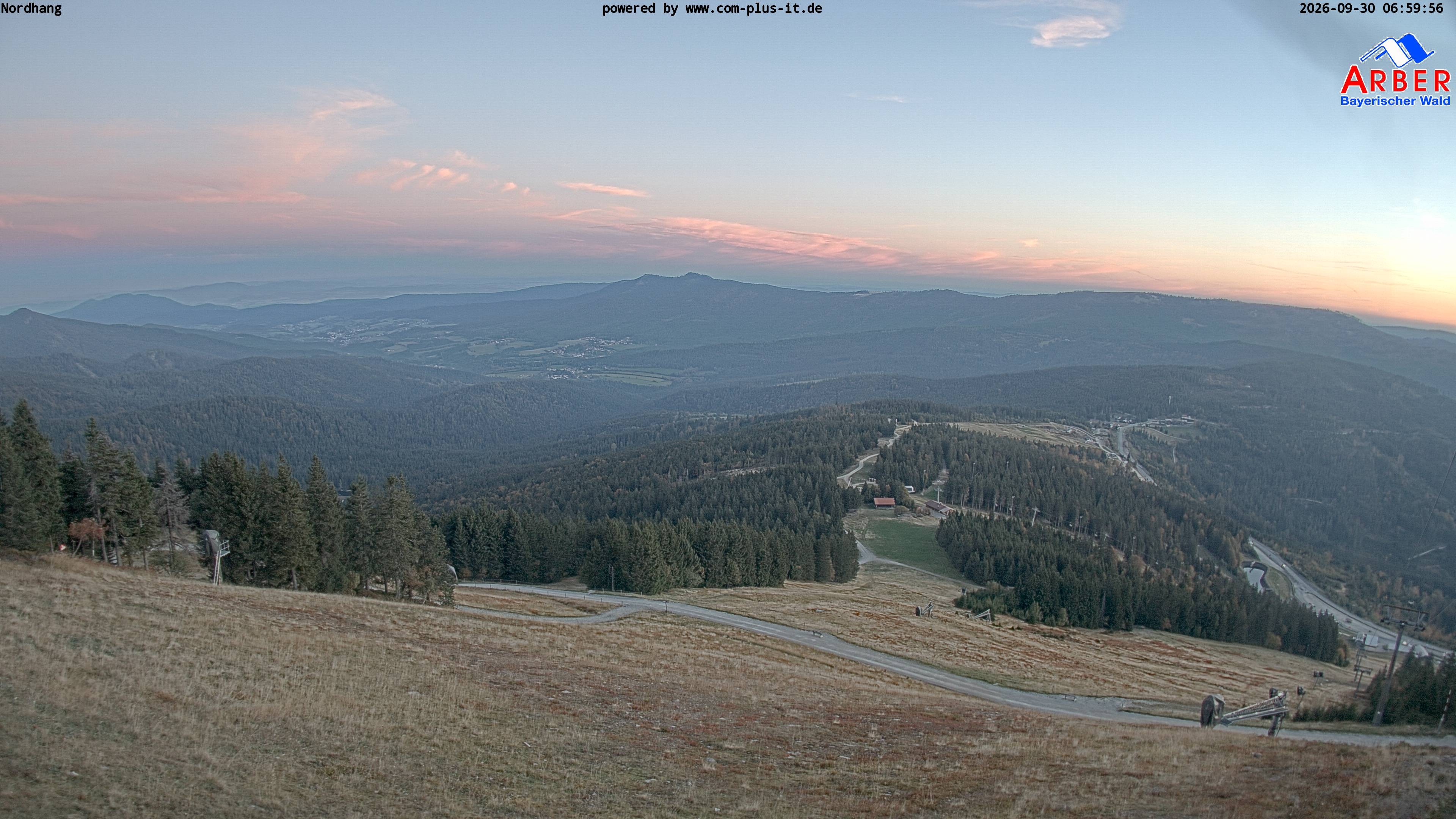 Archiv Foto Webcam Großer Arber Blick nach Nordwesten