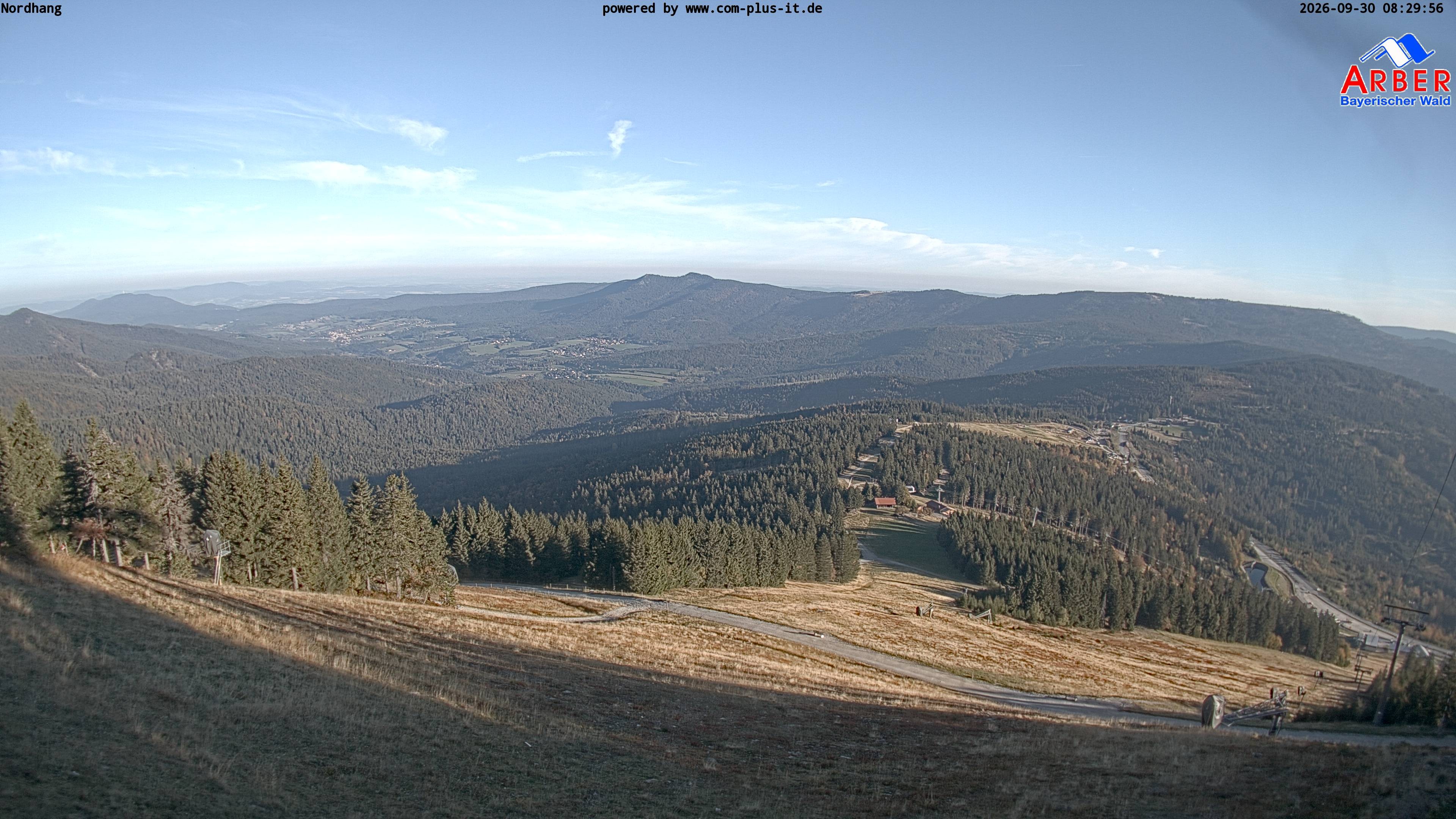Archiv Foto Webcam Großer Arber Blick nach Nordwesten